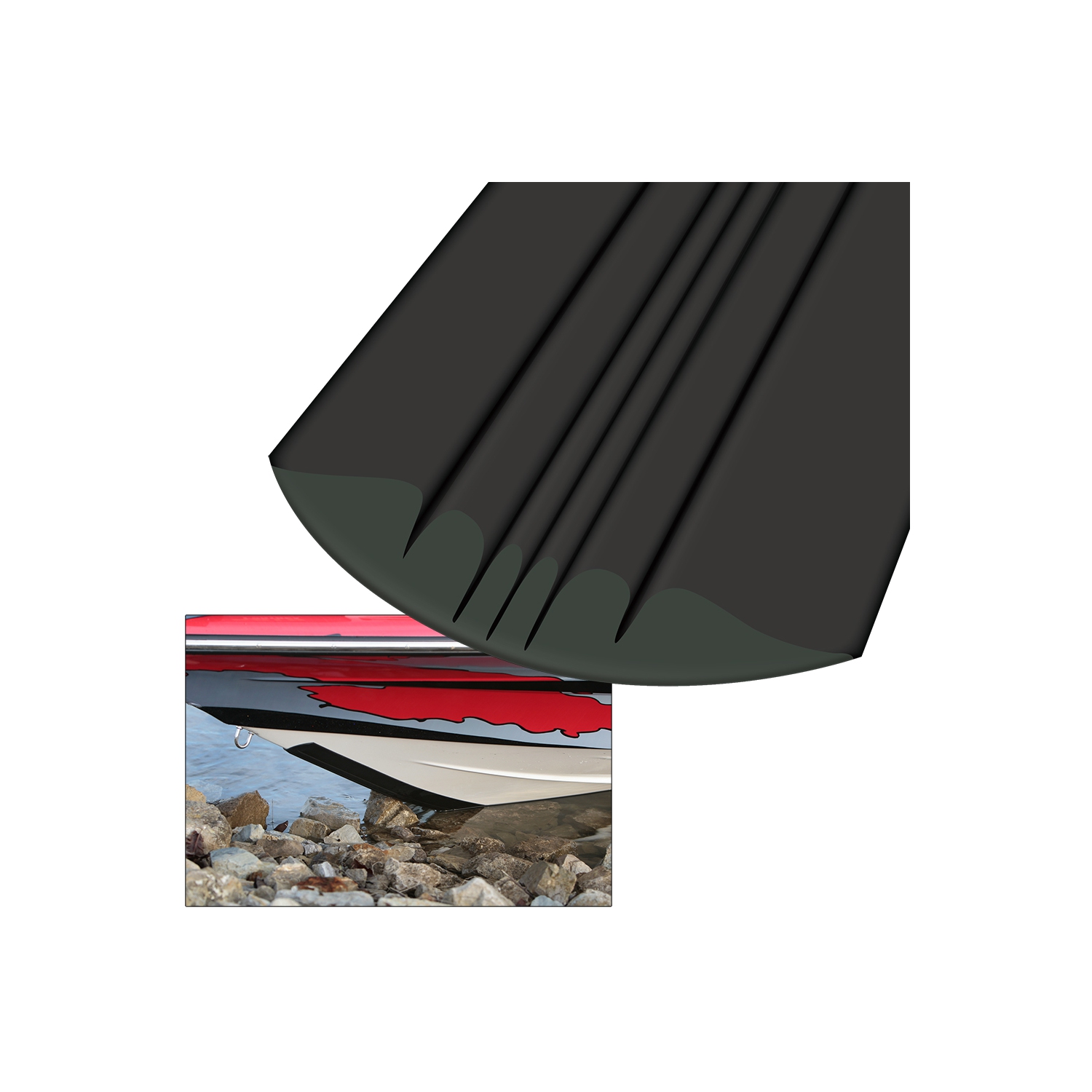 Megaware KeelGuard® - 5' - Black