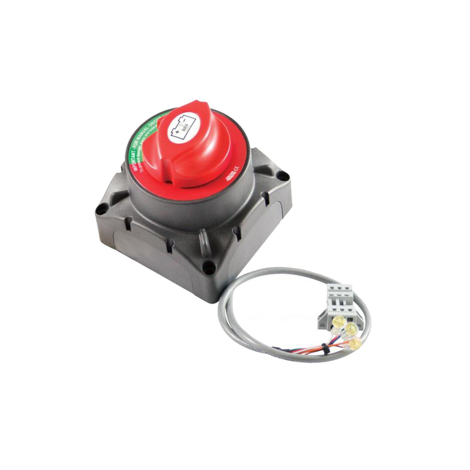 BEP Remote Operated Battery Switch w-Optical Sensor - 500A 12-24v