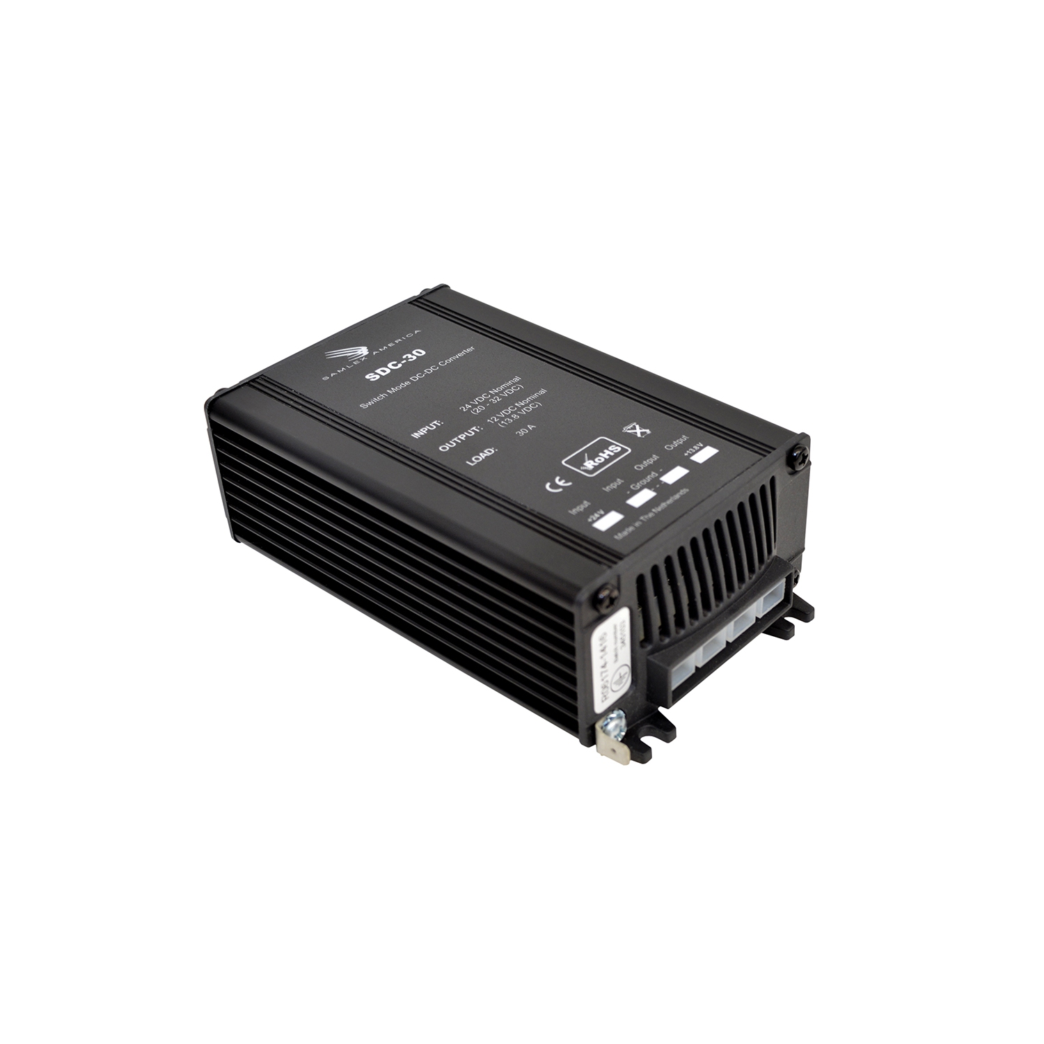 Samlex 30A Non-Isolated Step-Down 24VDC-12VDC Converter