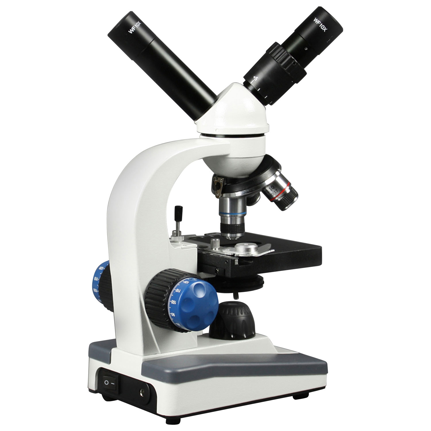 Microscope composé deux côtés 40x-1000x avec caméra intégrée de Walter Products