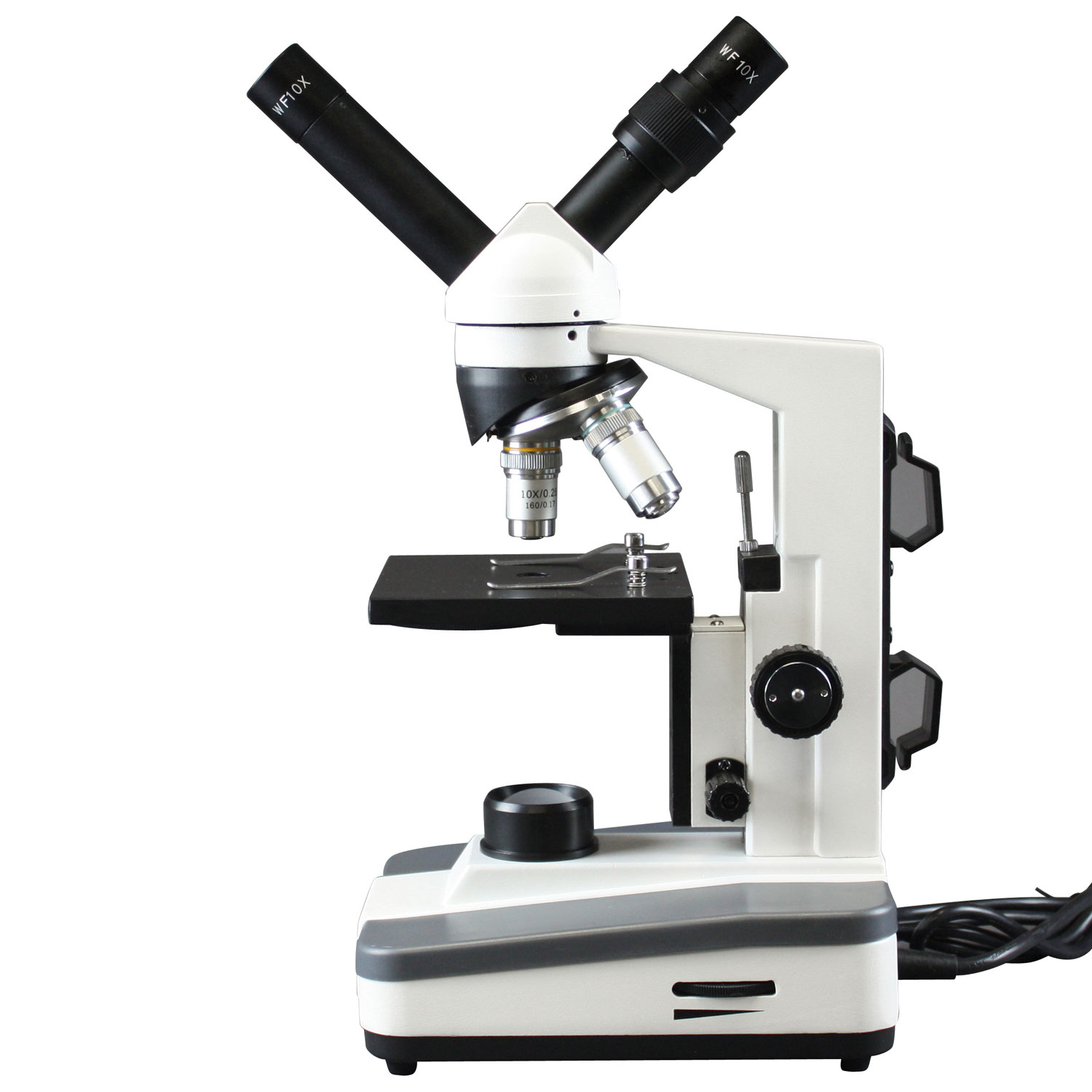 Microscope composé deux côtés 40x-400x avec caméra intégrée de Walter Products
