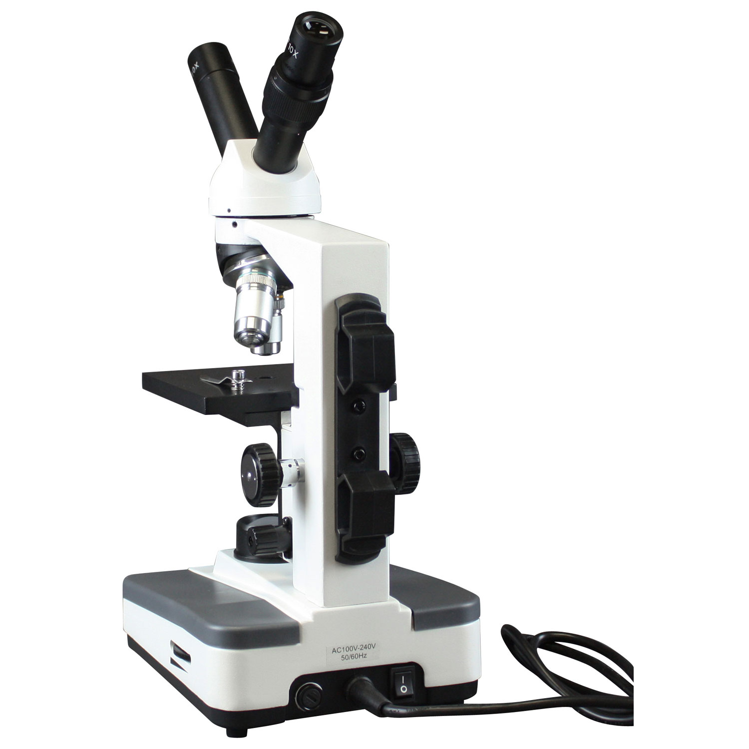 Microscope composé deux côtés 40x-400x avec caméra intégrée de Walter Products
