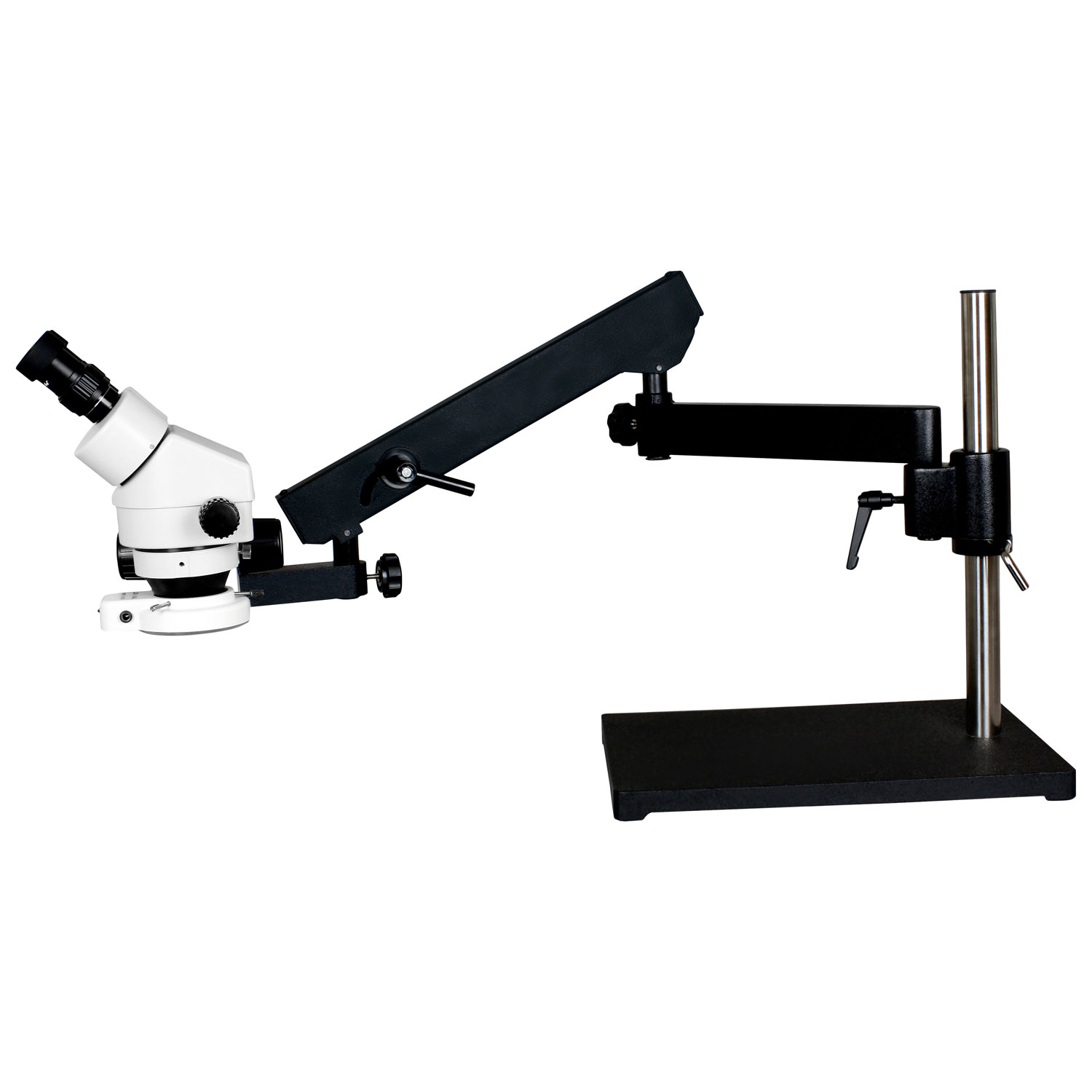 Walter Products 7x - 45x Binocular Stereo Microscope with Top LED Illumination