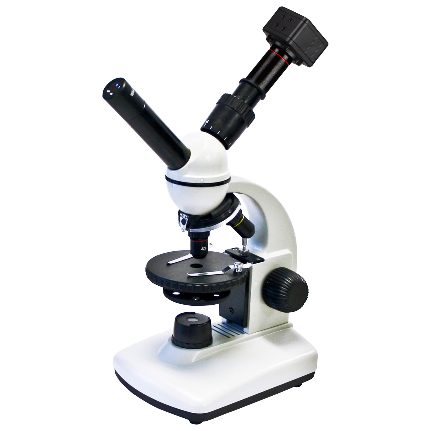 Walter Products 40x - 400x Dual View Compound Microscope with Built-in Camera