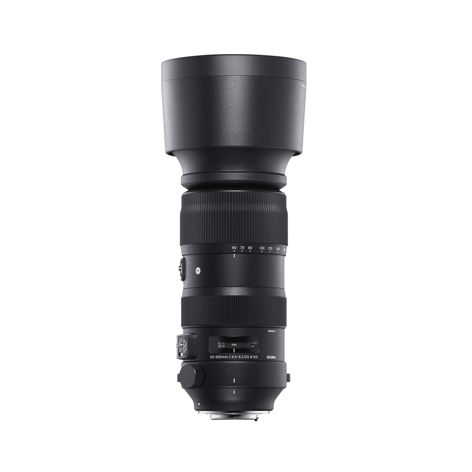 Sigma 60-600Mm F/4.5-6.3 Dg Os Hsm Sports Lens For Canon Ef