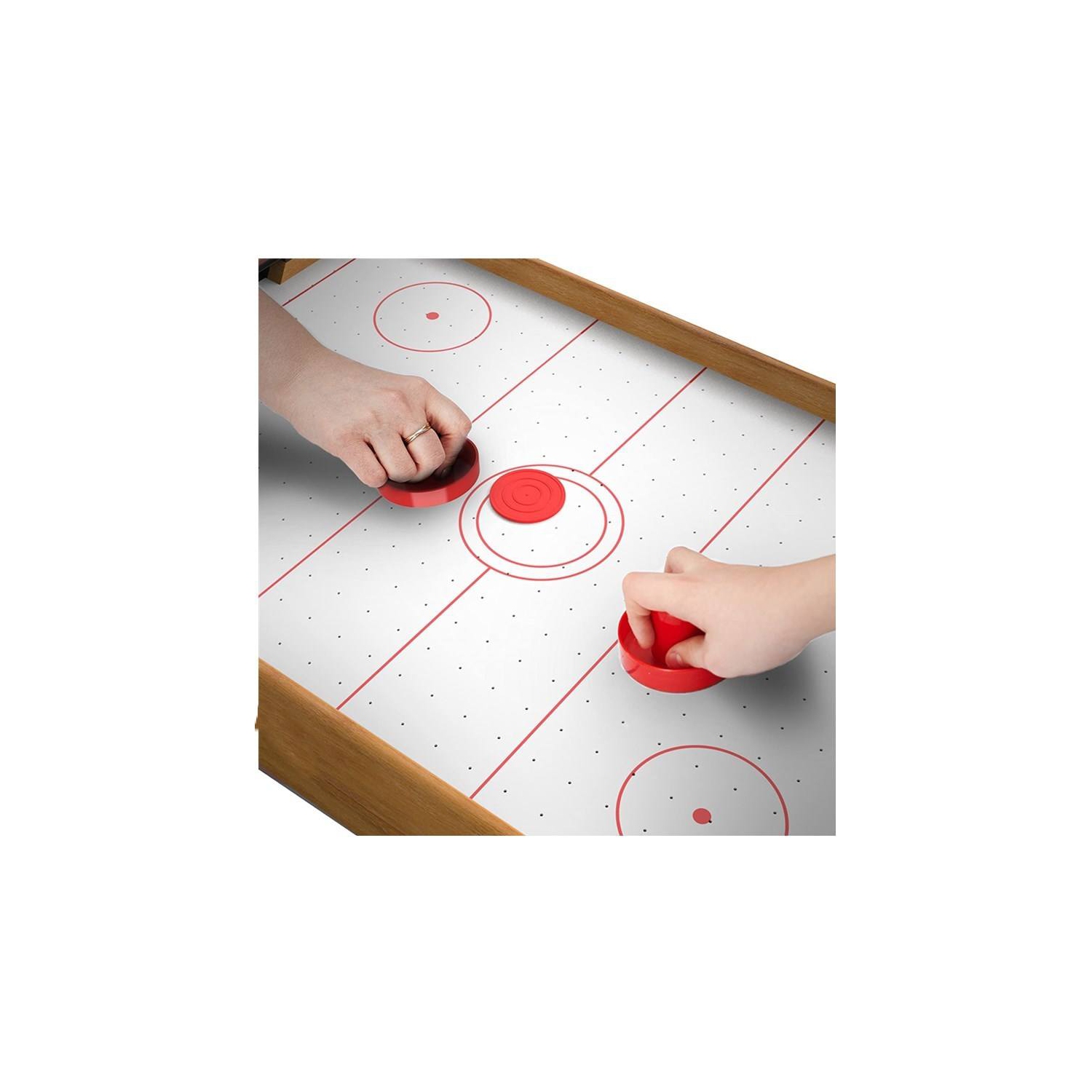 Ensemble de jeu de table de hockey sur coussin d'air Tradeopia - amusez-vous à la maison