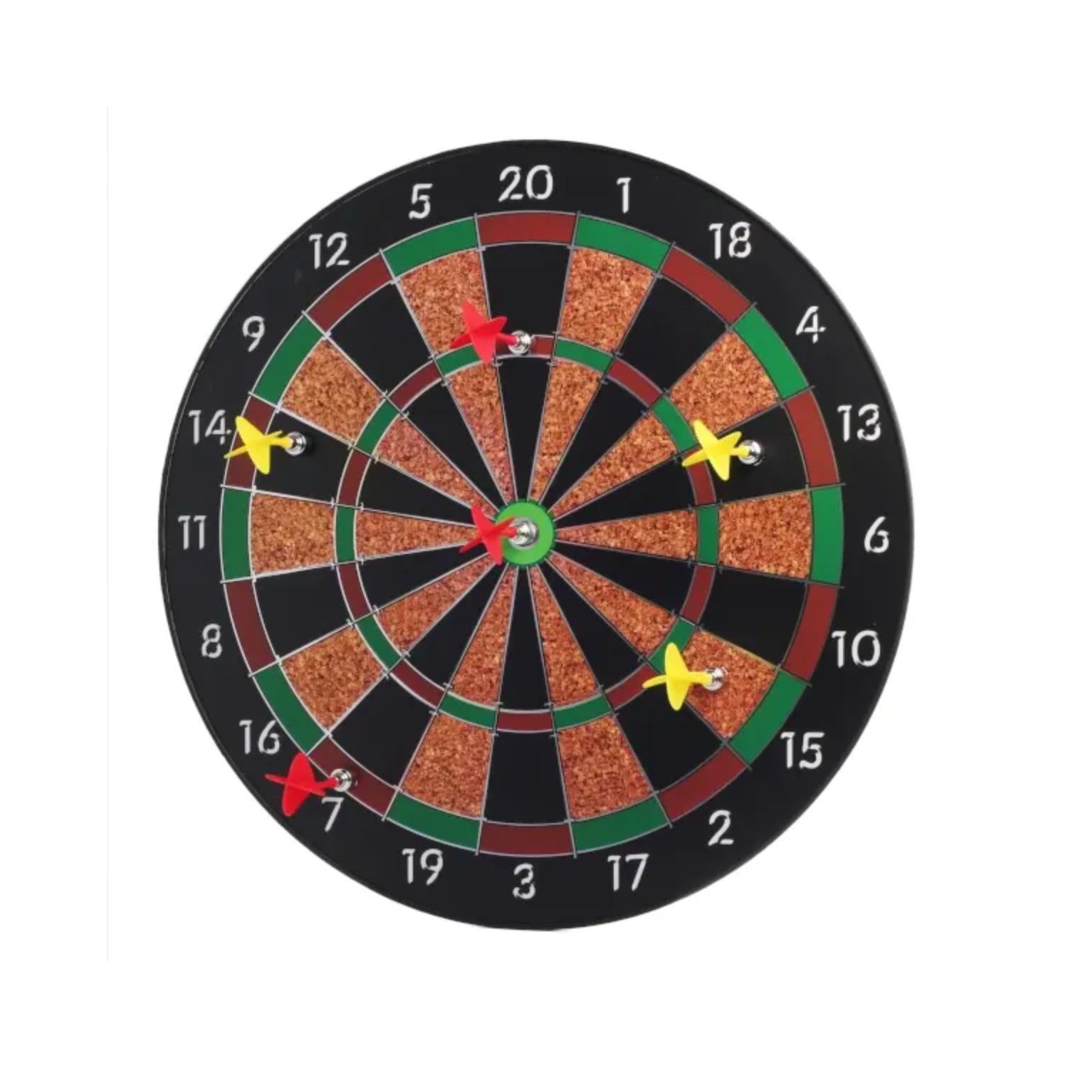 Tradeopia Dart Game Set: Includes Safe Magnetic Dartboard with 6 Super Strong Darts - Fun for All Ages