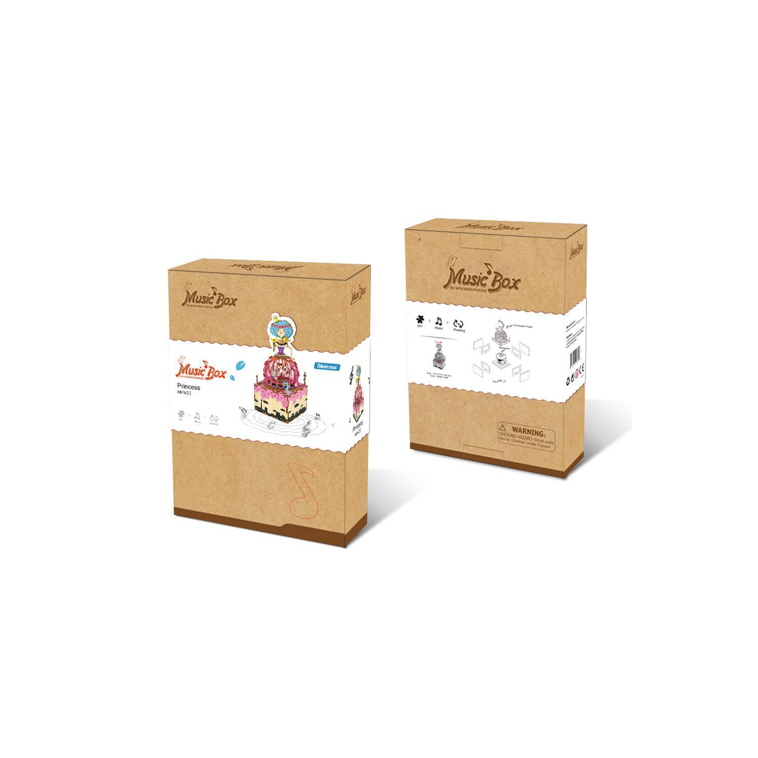 DIY Wooden Music Box - Princess