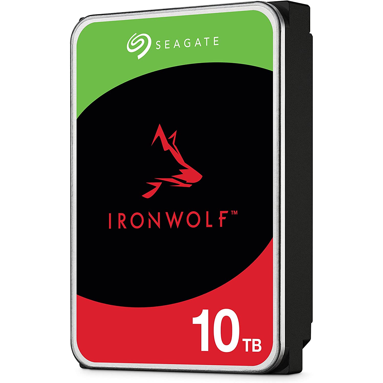 Seagate IronWolf 10 TB NAS Internal Hard Drive HDD – 3.5 Inch SATA 6 Gb/s 7200 RPM 256 MB Cache for RAID Network Attached Storage (ST10000VN0004)