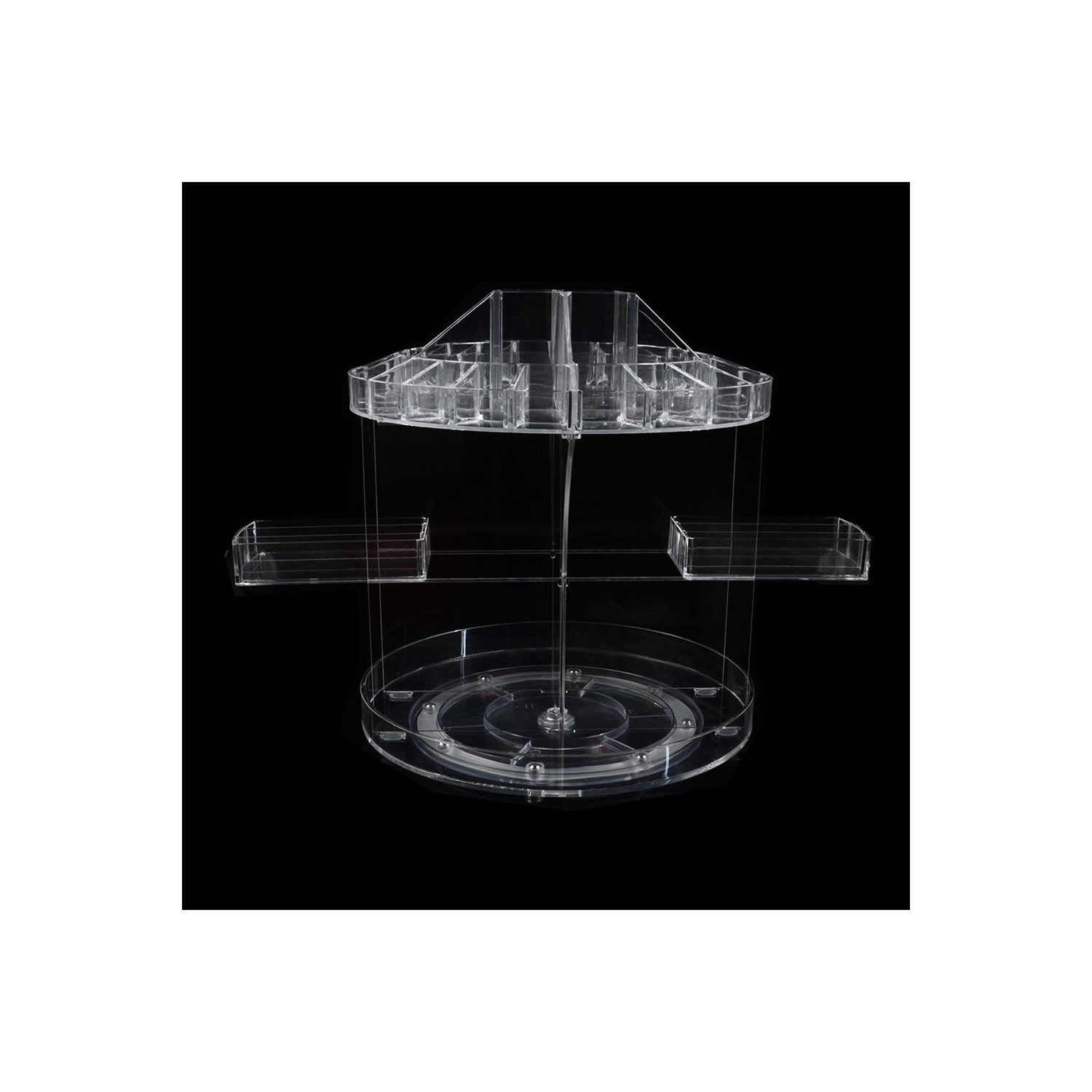 360 Degree Rotating Acrylic Organzier for Multi-Function Makeup Organizer Cosmetic Storage Box