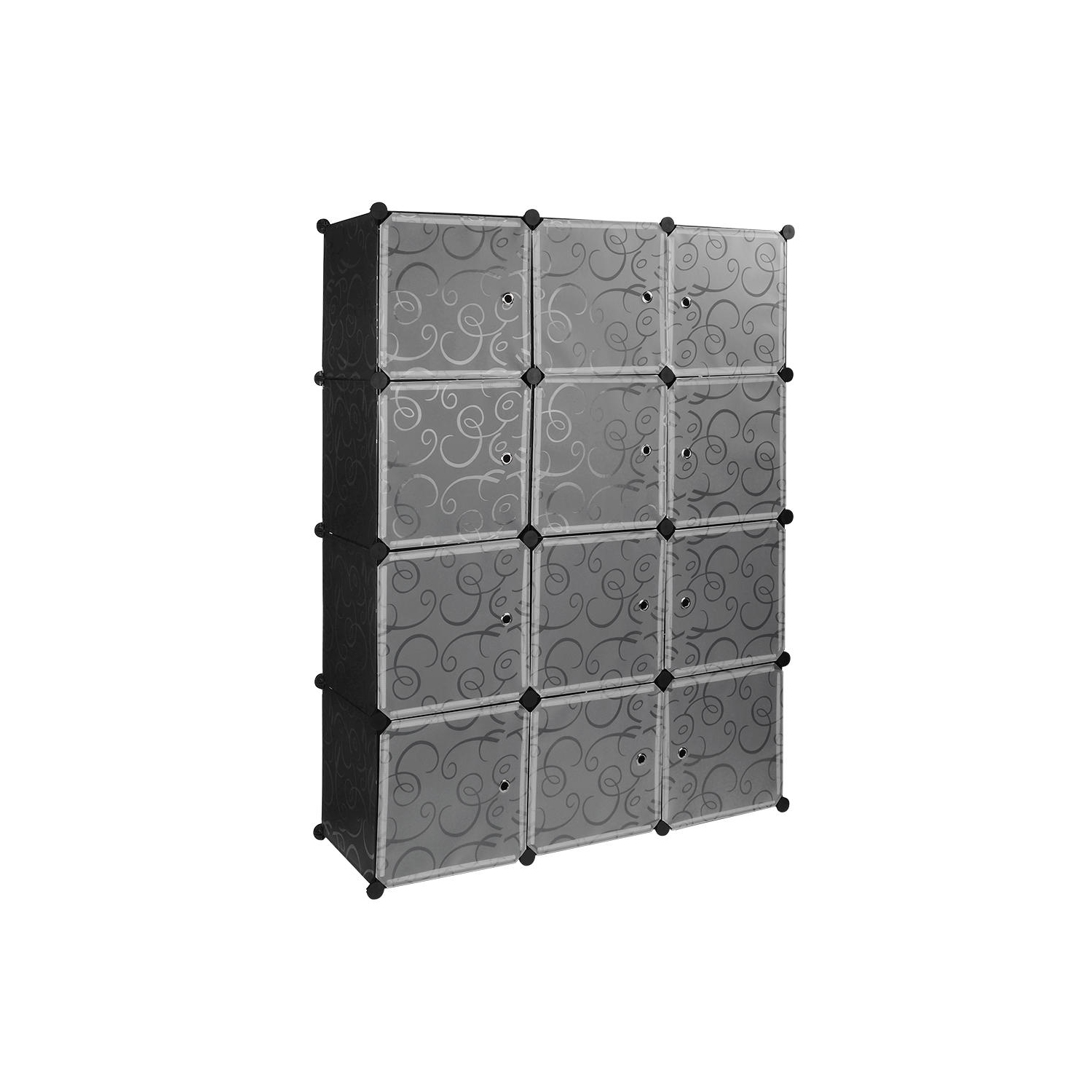 SortWise/™ Plastic Portable Wardrobe Closet Organizer Storage Shelving Cabinet 1 Cube for DIY