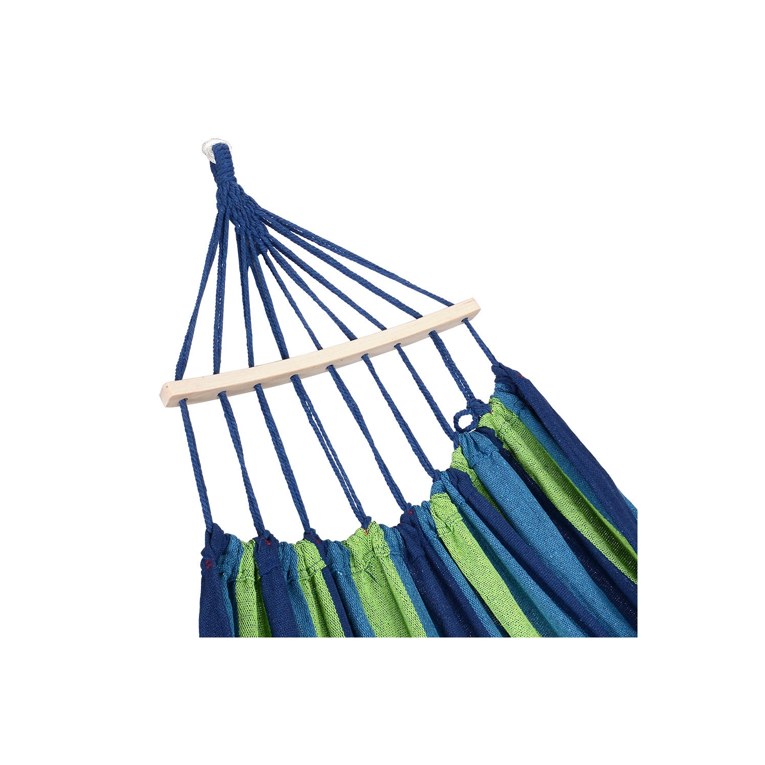 Double Camping Hammock Cotton Canvas Beach Swing Bed with Spreader Bar for Backyard Porch Balcony Outdoor up to 450lbs Capacity