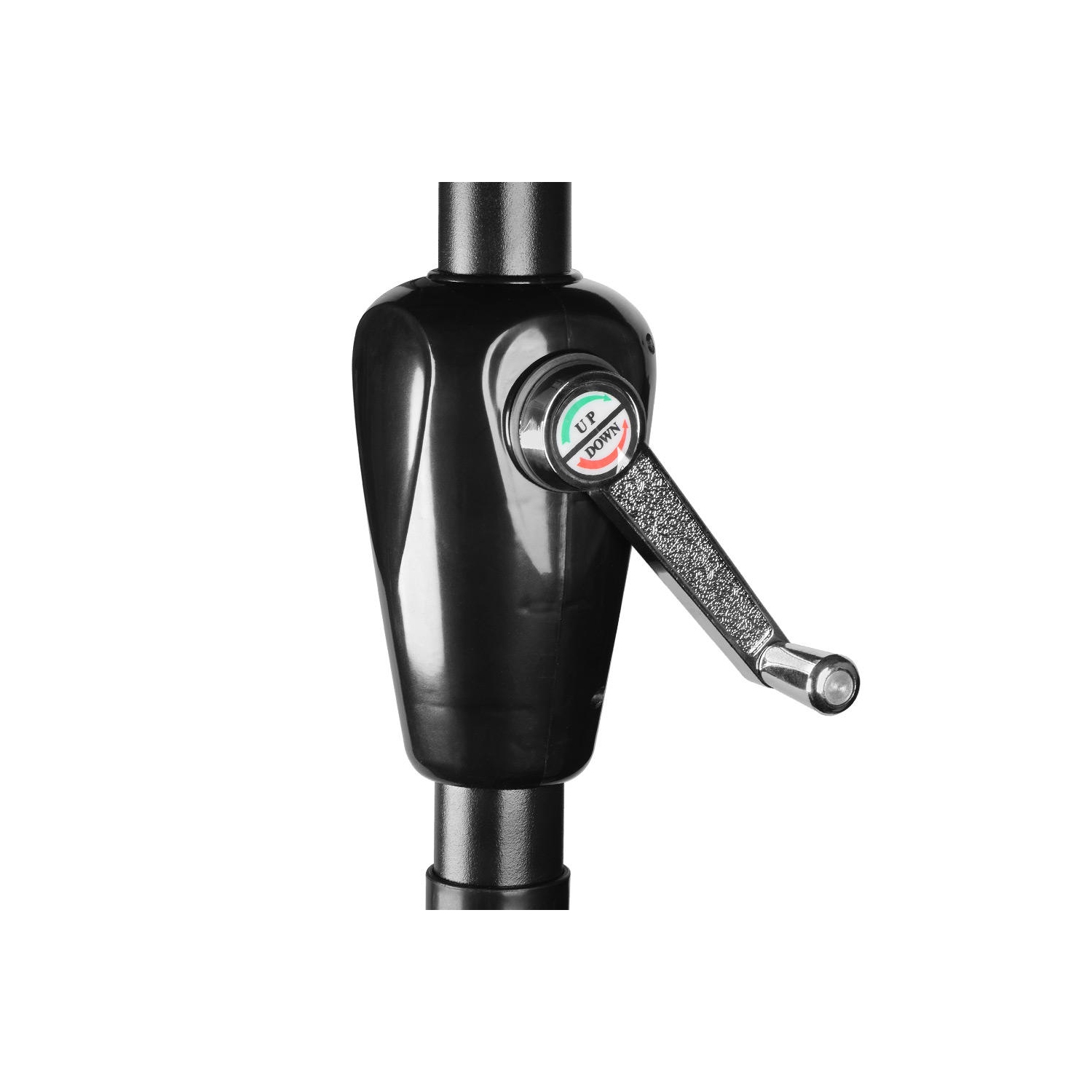 9 Ft Market Patio Umbrella with Tilt and Crank, Centred Umbrellas Outdoor Parasol Sun Shelter Table Umbrella with 8 Sturdy Ribs - Green