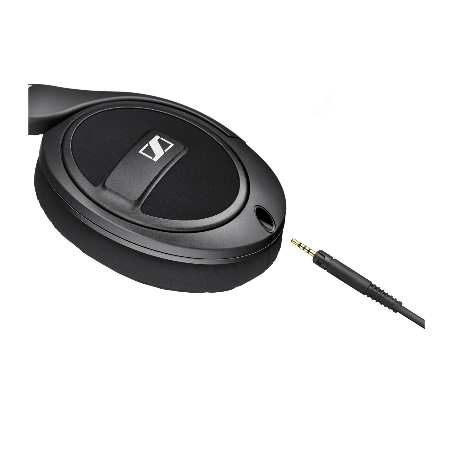 Remis à neuf - Casque d'écoute HD 569 à dos fermé de Sennheiser - Conception circum-auriculaire, câble amovible