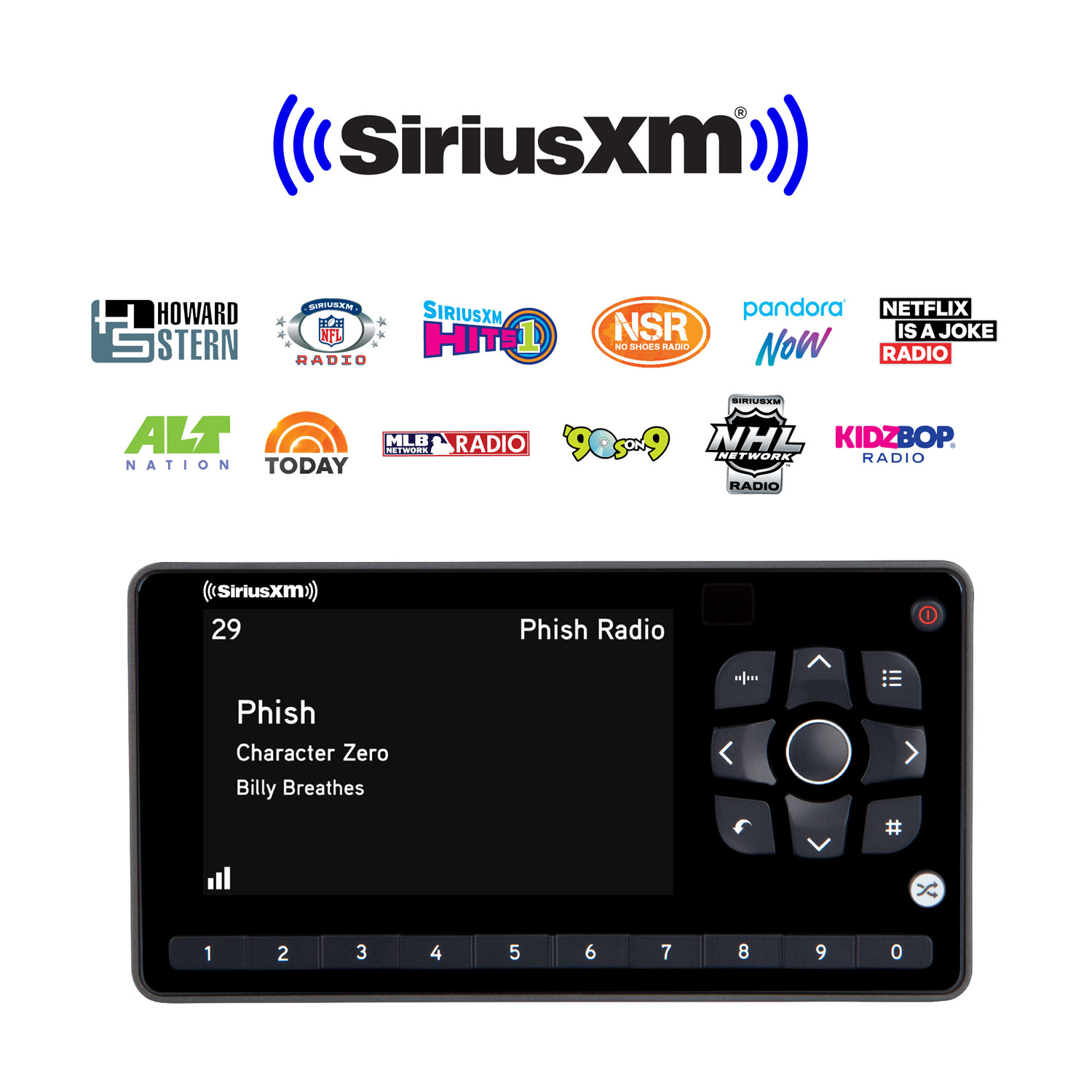 Radio Onyx ERZ de SiriusXM avec trousse pour véhicule