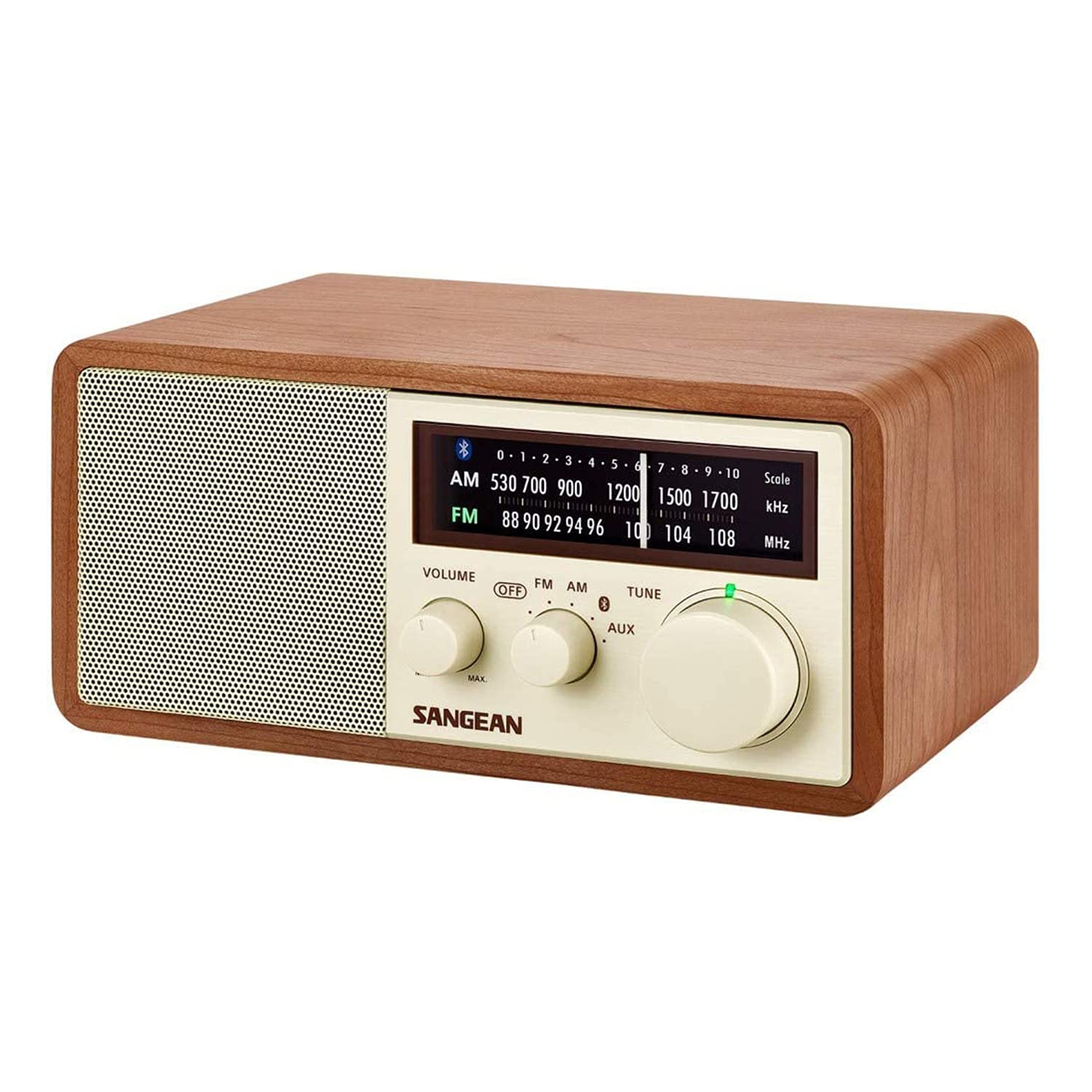SANGEAN RA50562 Fm Bluetooth Wooden Cabinet Radio, Multicolor