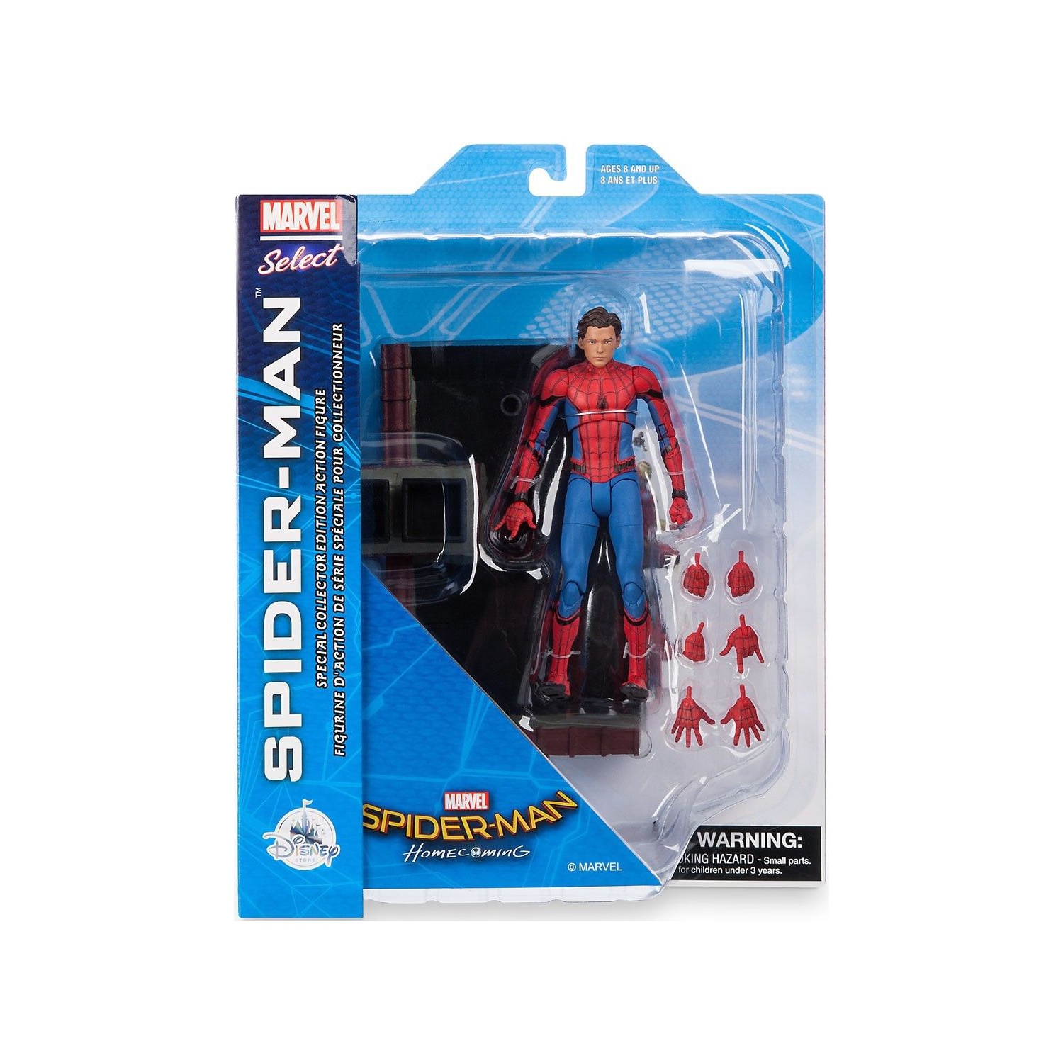 Marvel select spider man on sale homecoming