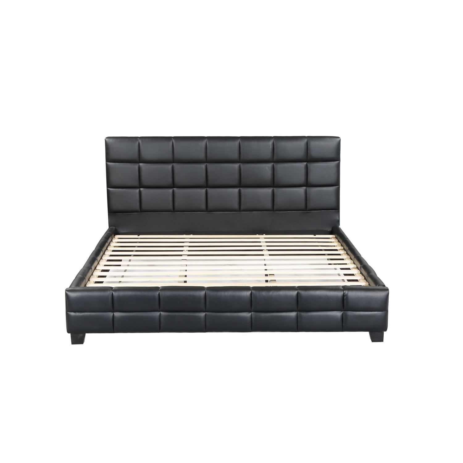 Husky® Amelia Upholstered Platform Bed – King - Black