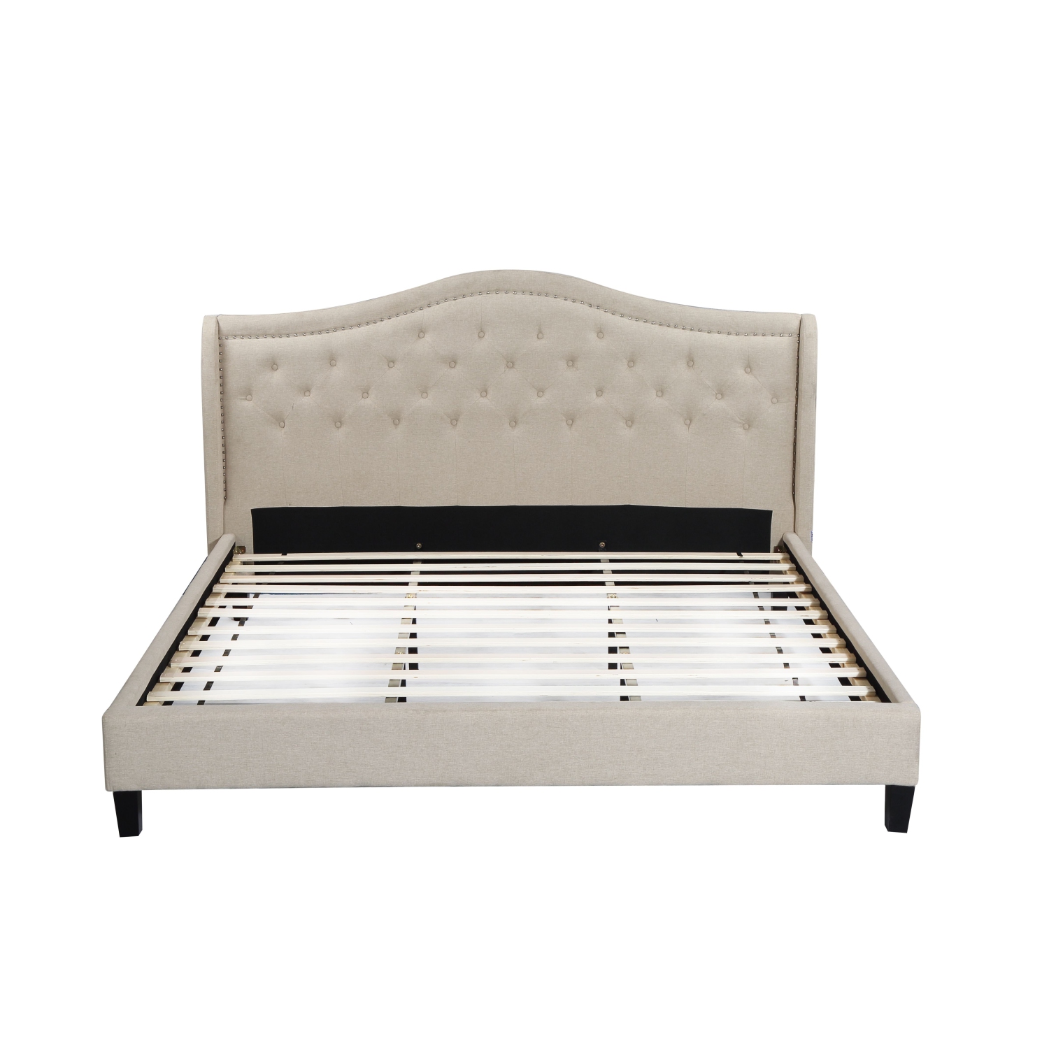 Husky® Lit Plateforme Twilight Rembourré - King - Beige