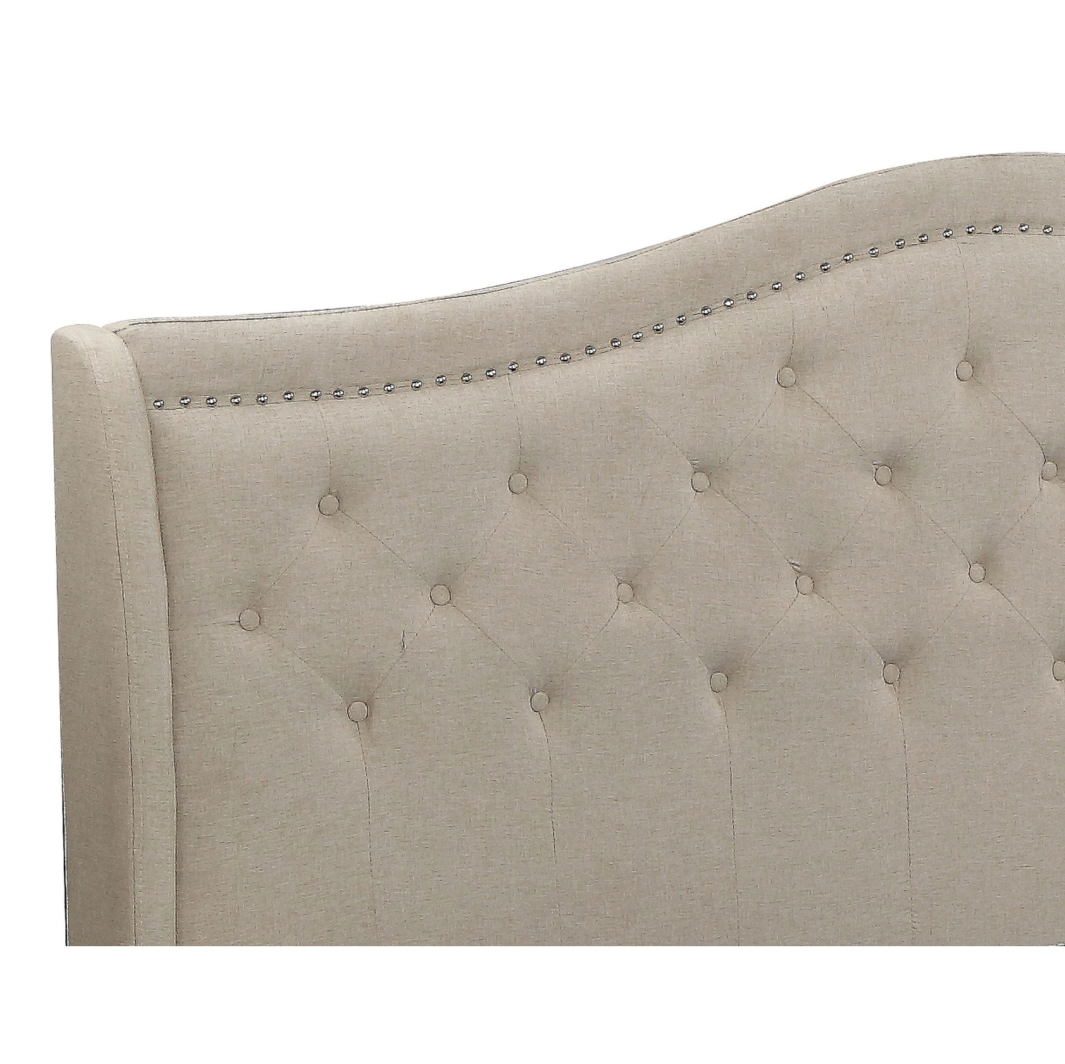 Husky® Lit Plateforme Twilight Rembourré - King - Beige