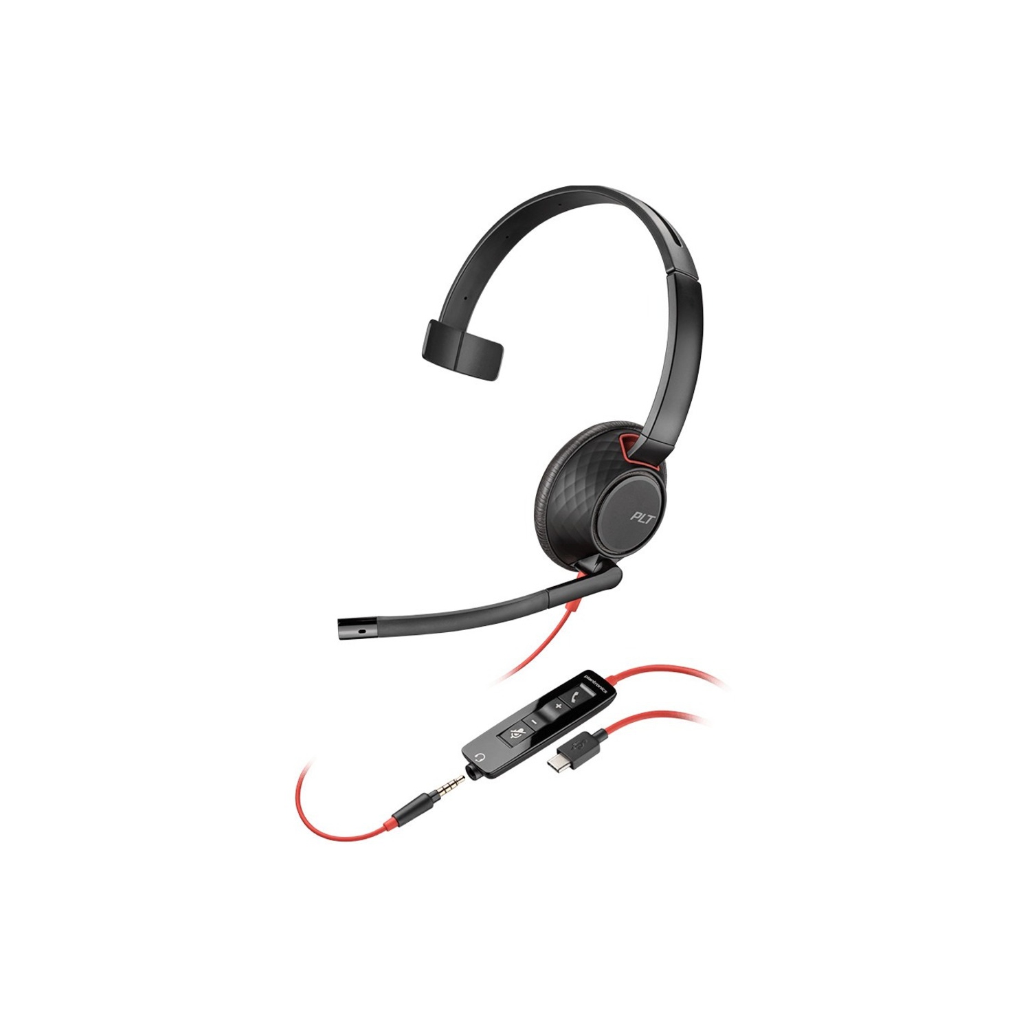 Plantronics Blackwire 5200 Series ヘッドセット HP Poly Blackwire 5200 シリーズ - 有線 USB ヘッドセット | 日本HP