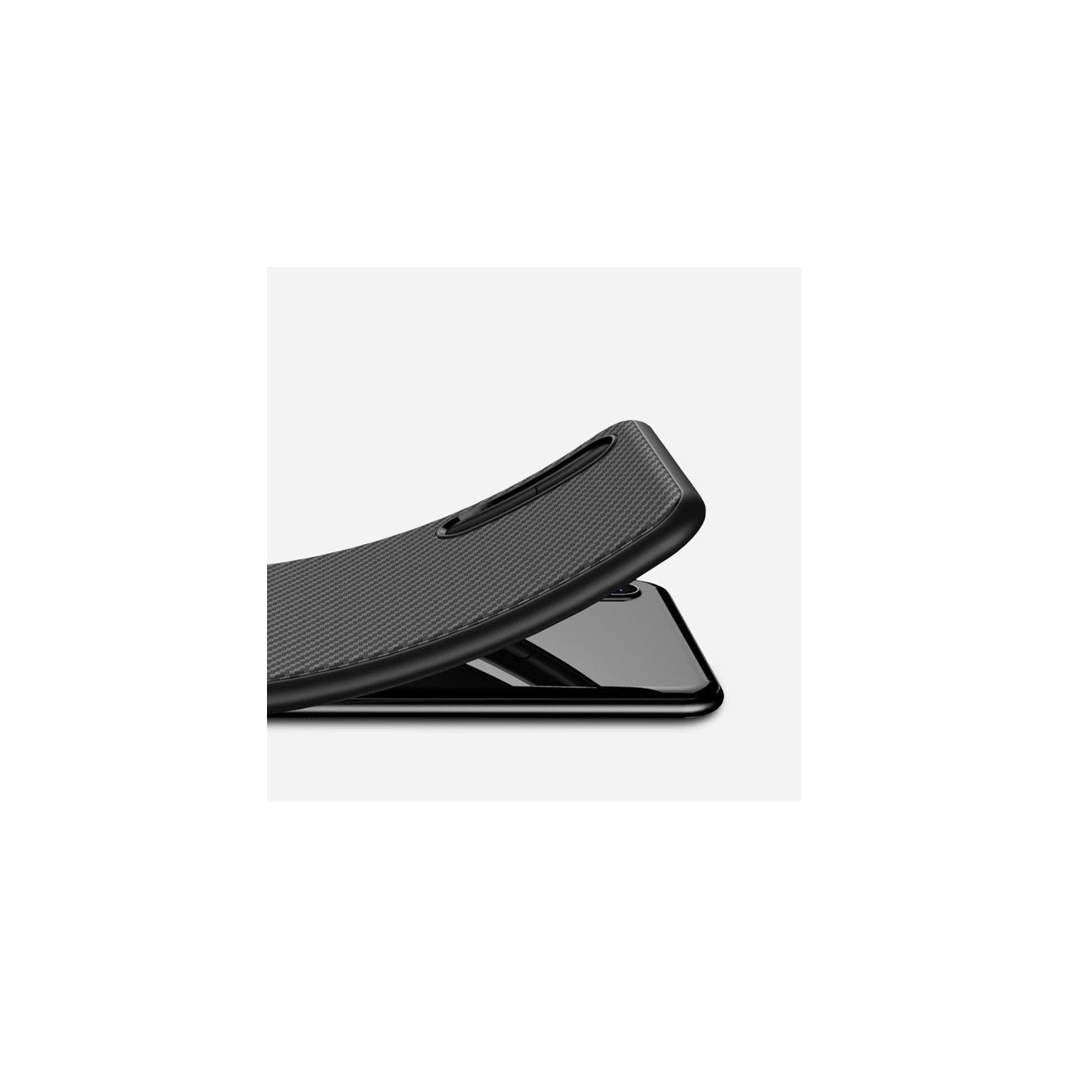 PANDACO Red Carbon Fiber Case for Huawei P20 Lite