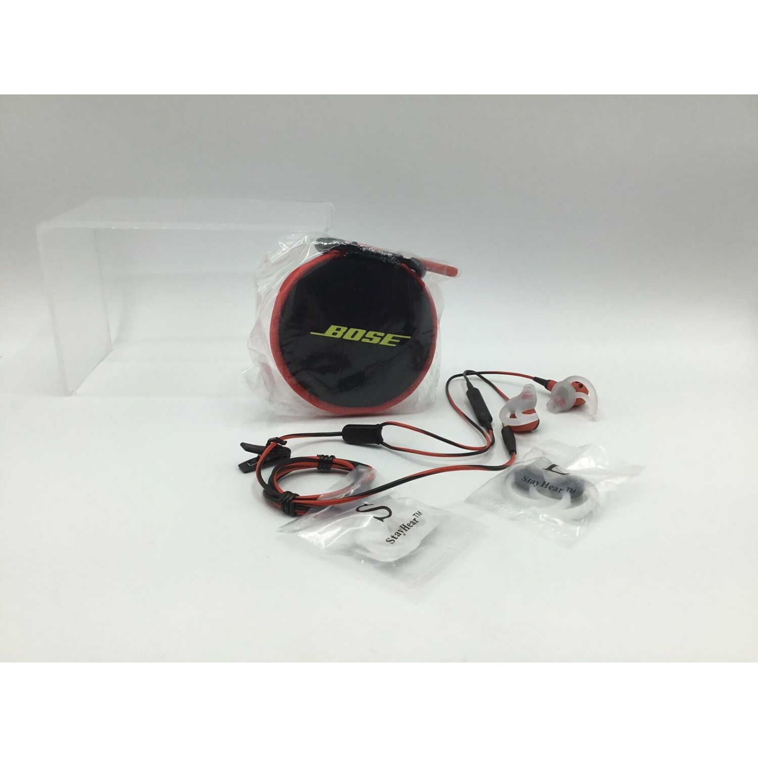 Refurbished Bose SoundSport In-Ear Headphones - Apple Devices, Power Red