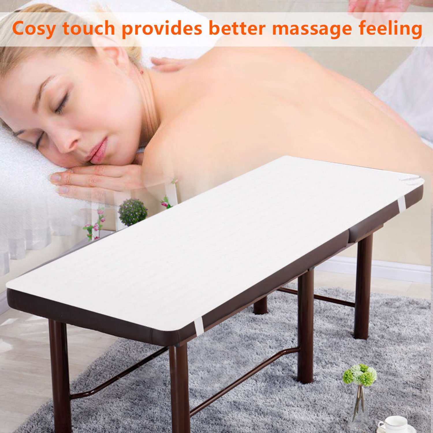 Costway Digital Massage Table Warmer Pad Heat Settings Auto Overheat Protection