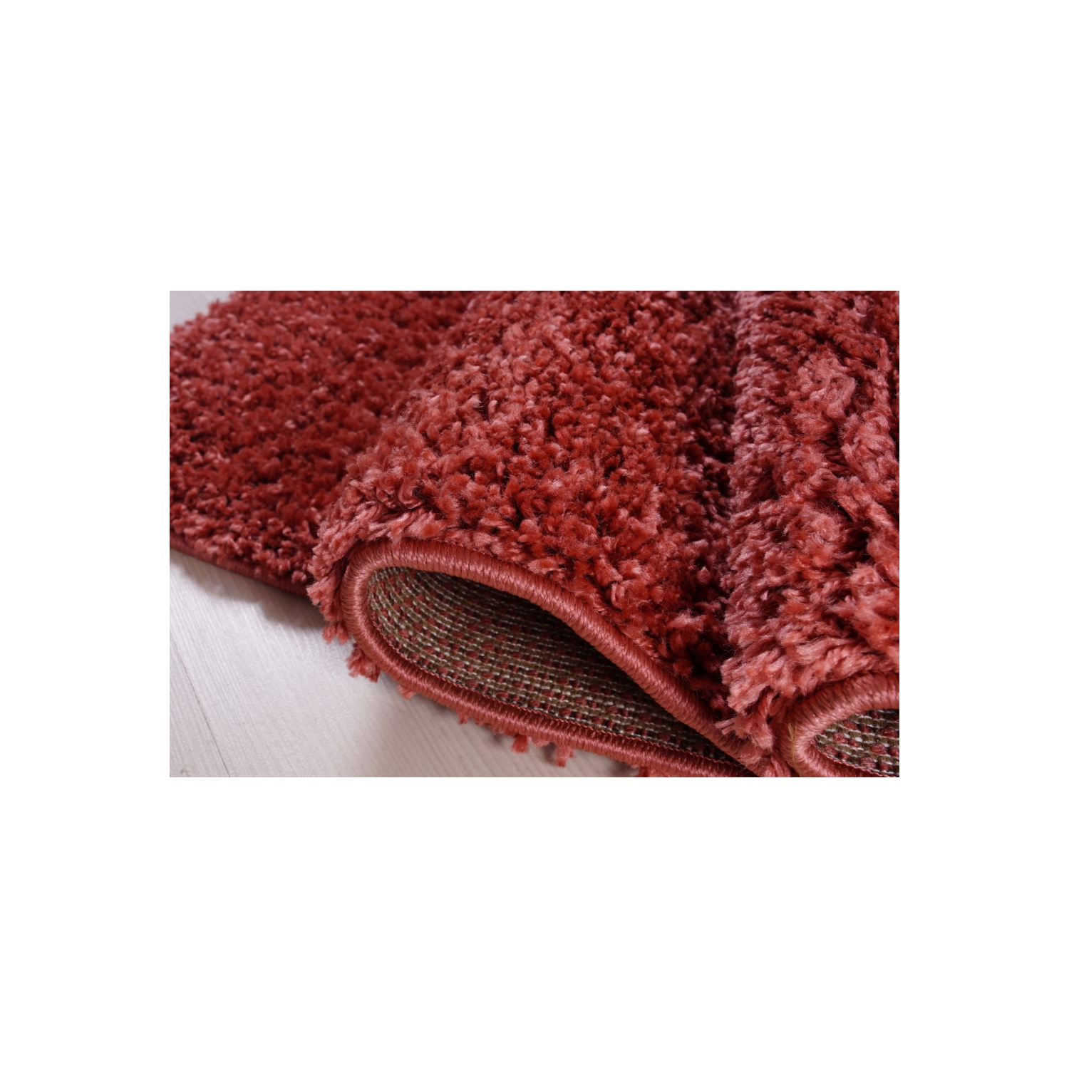 Meknes Shag Grapefruit Orange Area Rug 2'7" x 4'11"