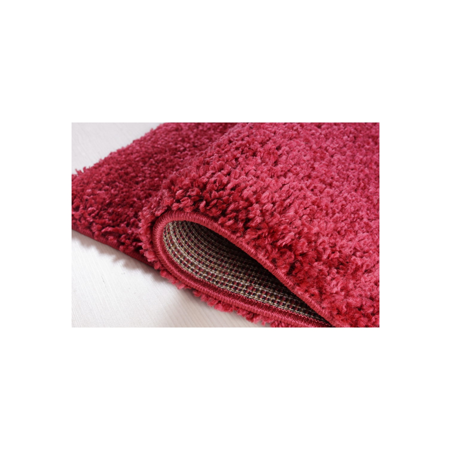 Meknes Shag Rose Red Area Rug 2'7" x 4'11"