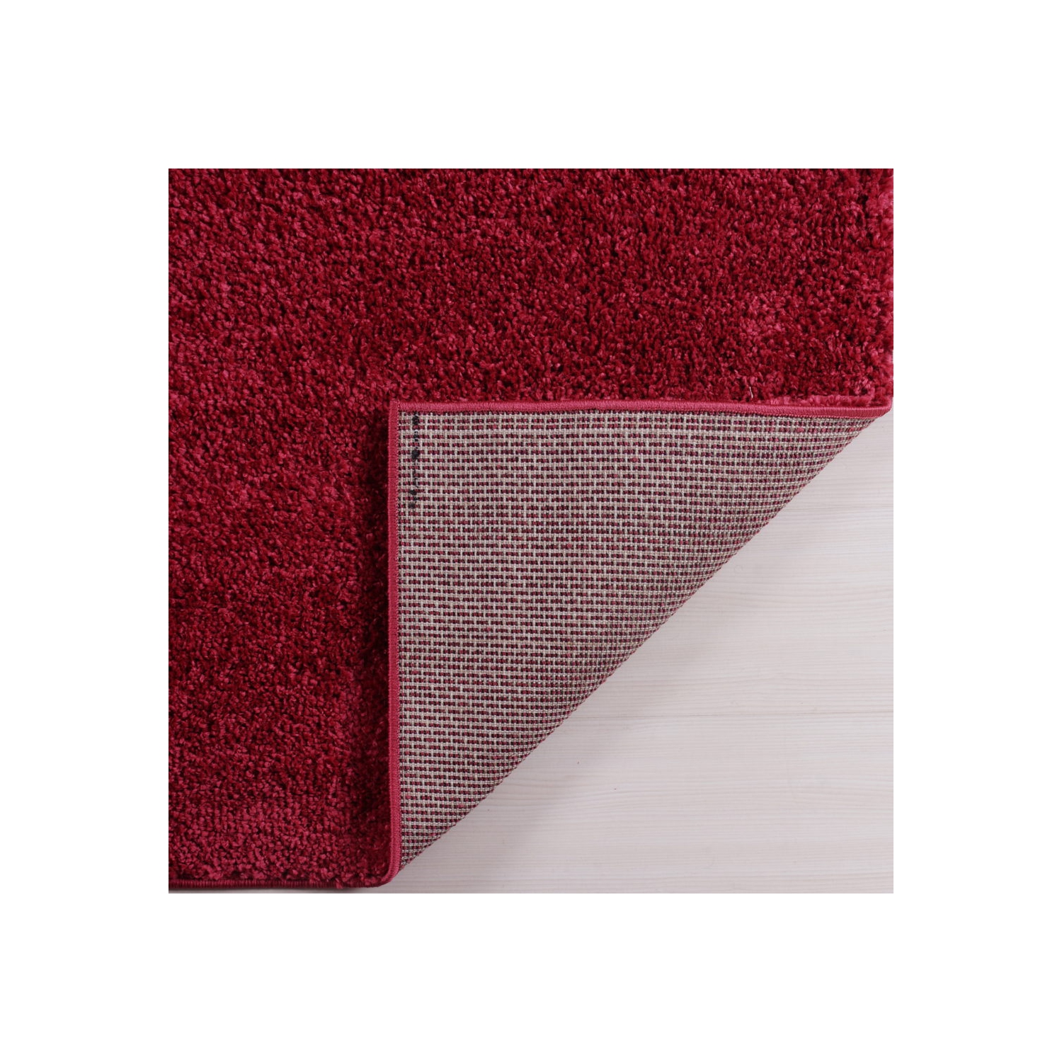 Meknes Shag Rose Red Area Rug 2'7" x 4'11"