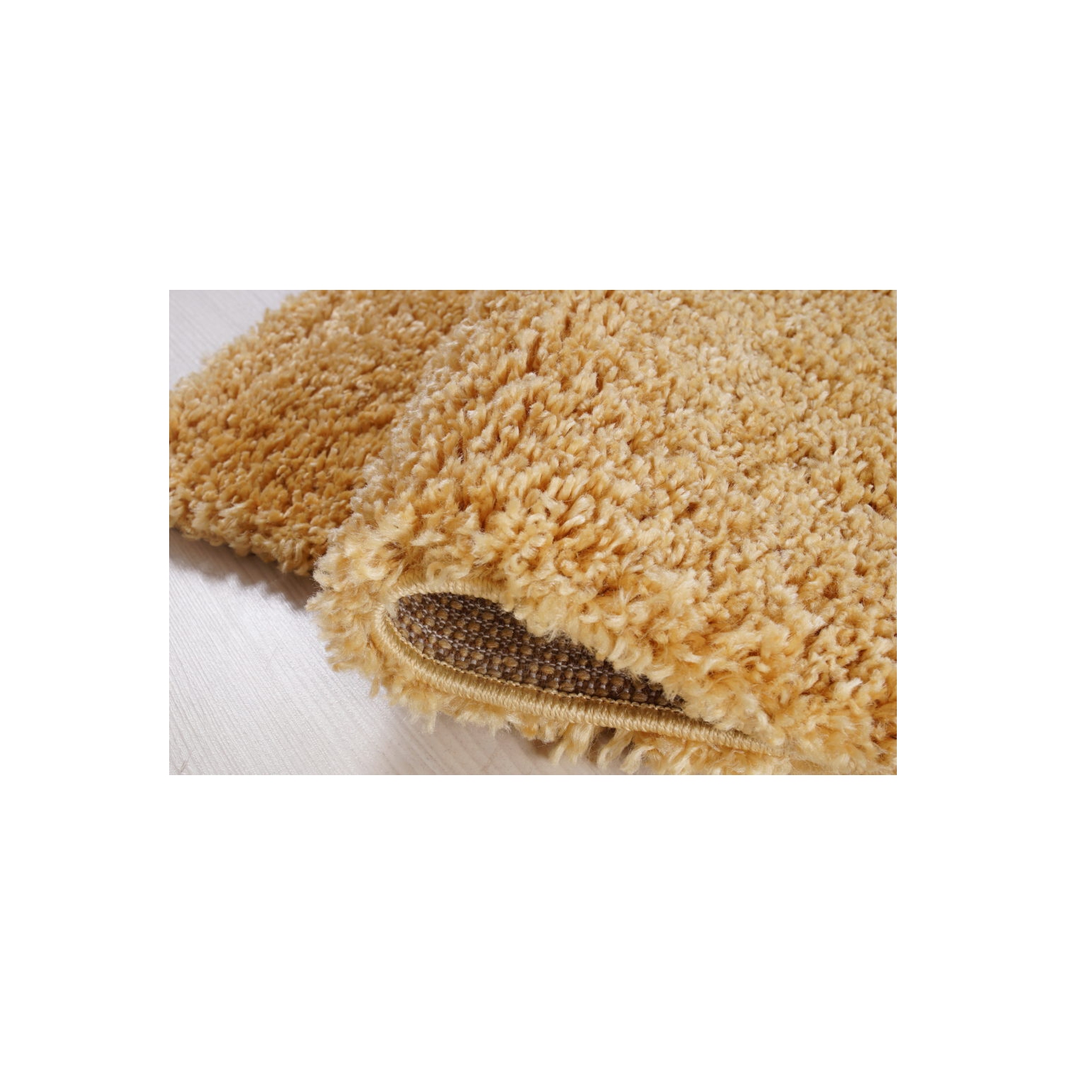 Meknes Shag Mustard Yellow Area Rug 6'5" x 9'5"