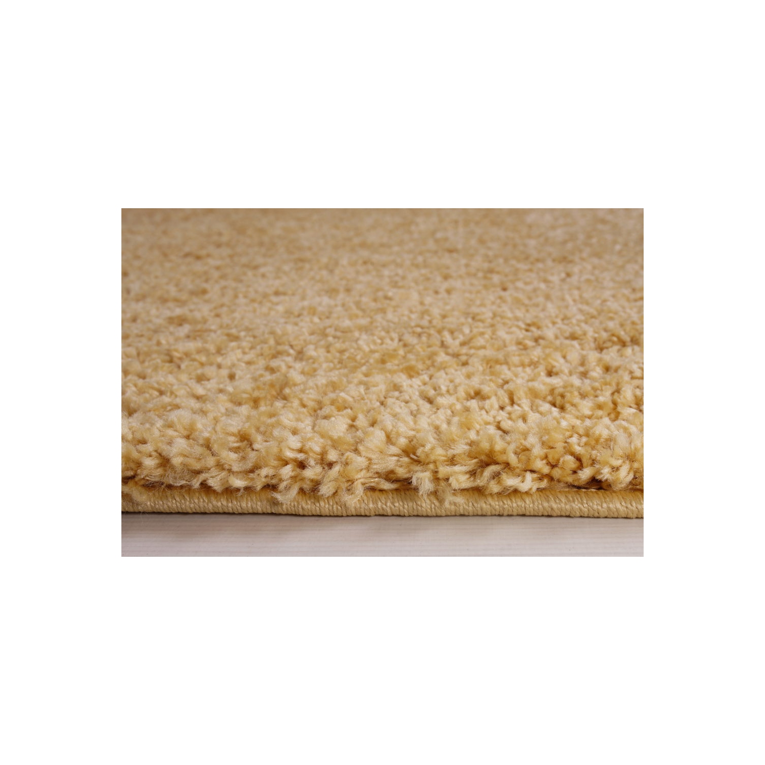 Meknes Shag Mustard Yellow Area Rug 6'5" x 9'5"