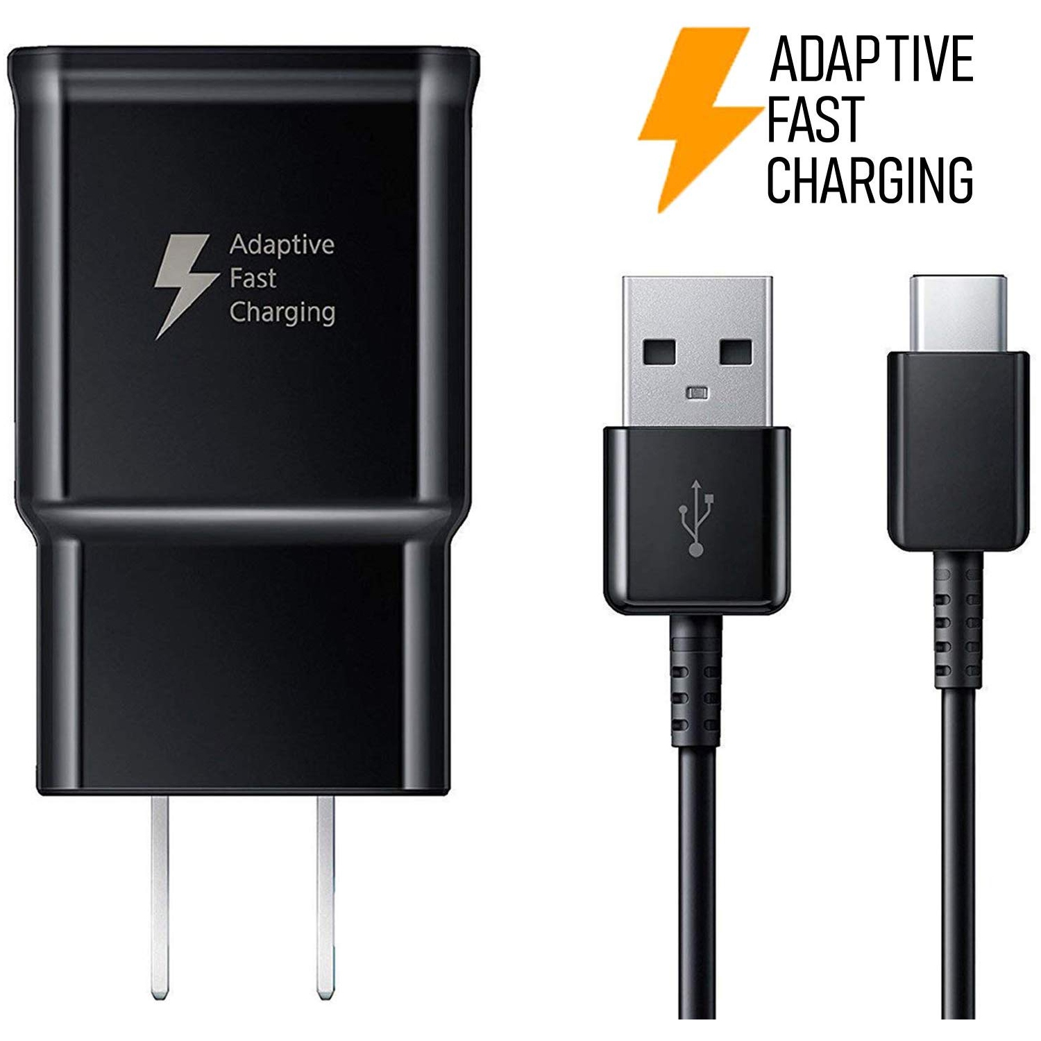 CABLESHARK) For Samsung Compatible Fast Charger and USB Type C Cable for  Galaxy S9 / S9+ / Note 8 / S8 / S8+ | Best Buy Canada