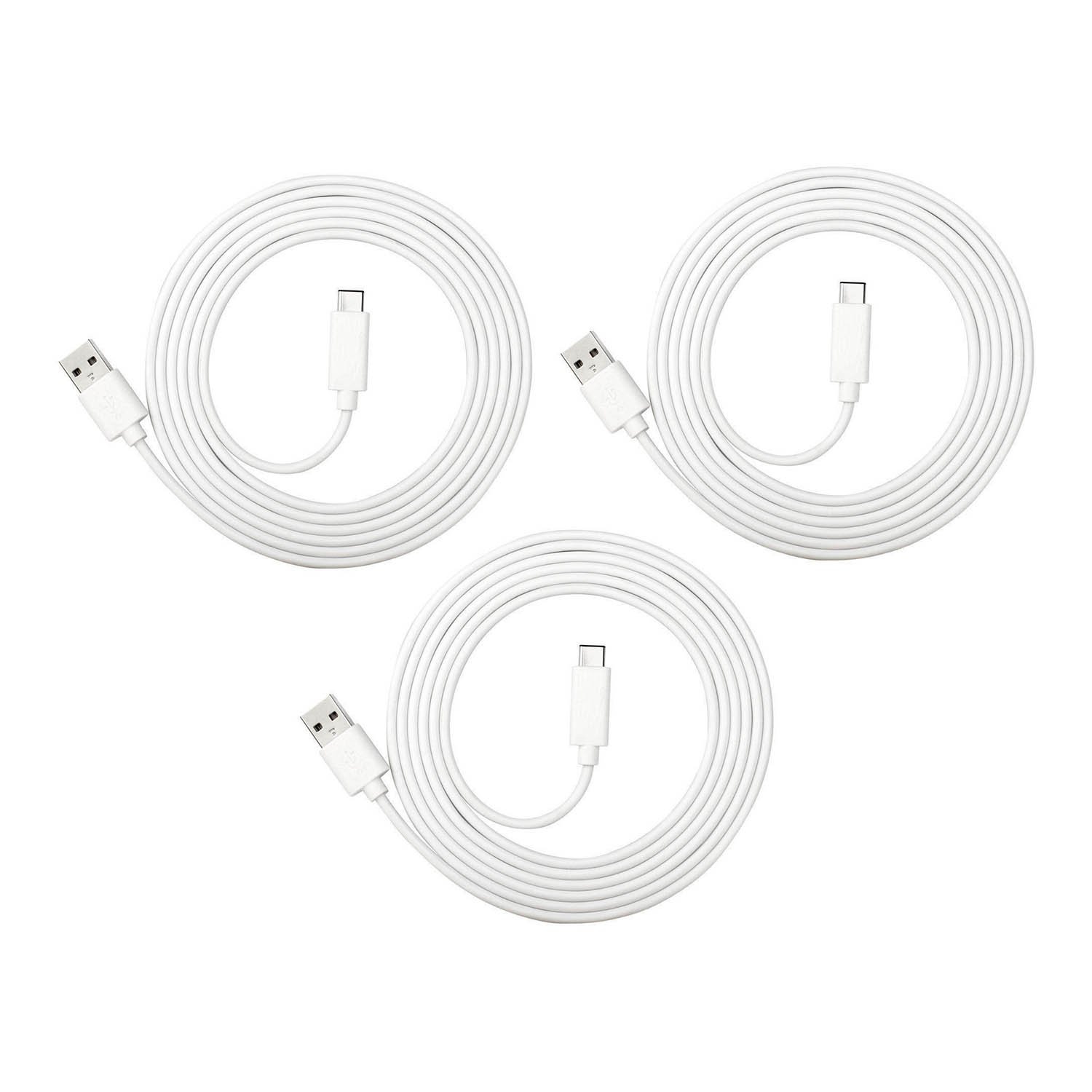 3 Pack Samsung USB Type C Cable 3.5ft Reversible Connector Data Transfer and Sync