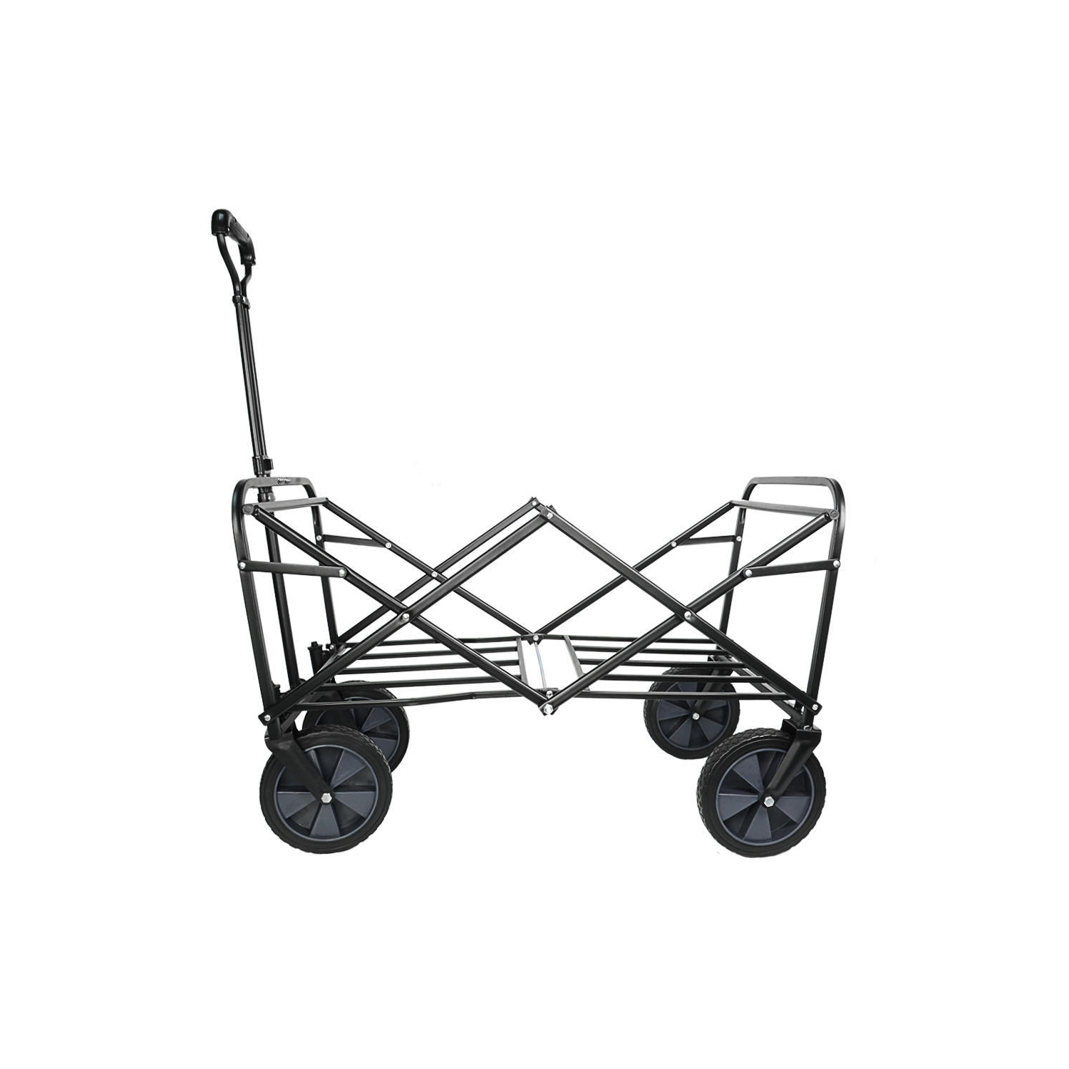 Chariots pliants d'extérieur, chariots utilitaires de camping pliables Chariot d'épicerie Beach Garden, bleu