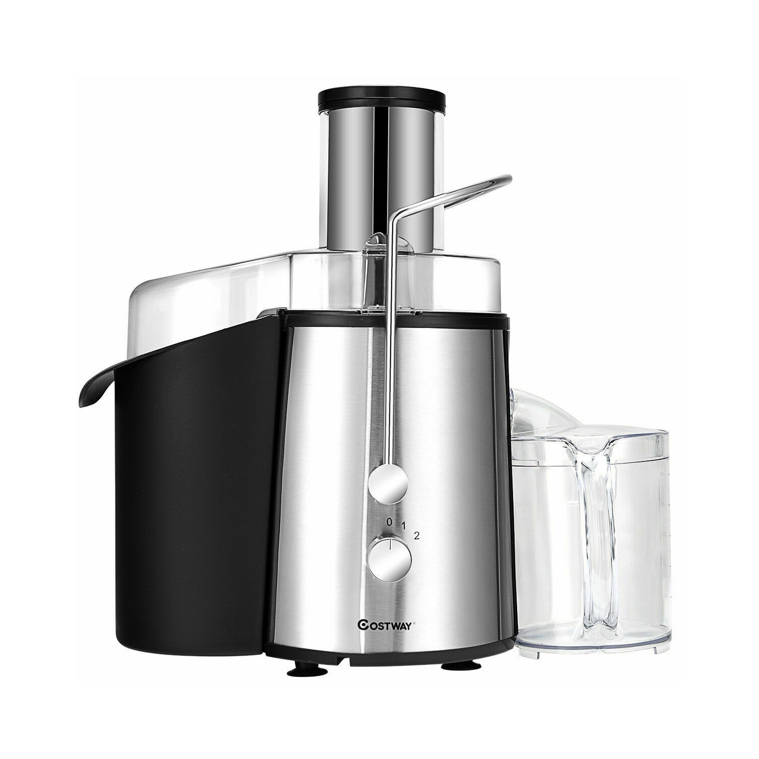 Costway Electric Juicer Wide Mouth Fruit & Vegetable Centrifugal Juice Extractor 2 Speed