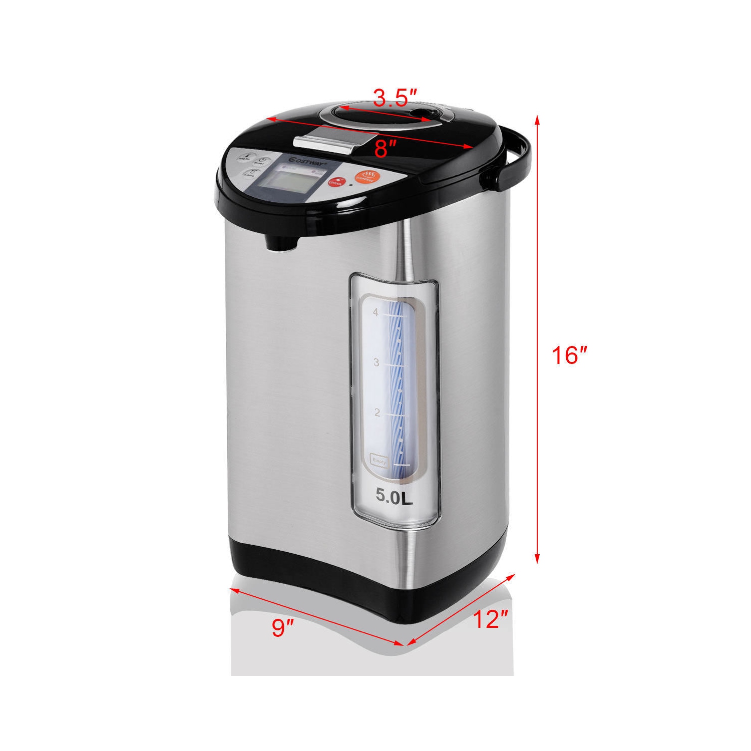 Costway 5L LCD Water Boiler & Warmer Electric Hot Pot Kettle Hot Water Dispenser