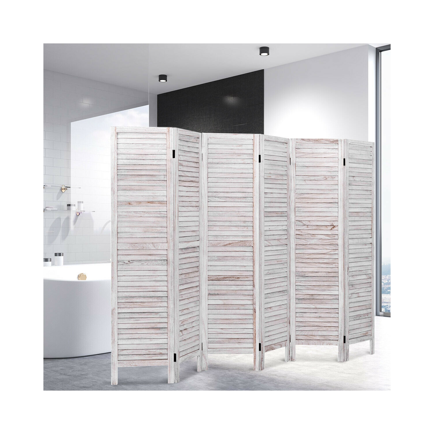 Paravent vénitien 6 panneaux 170cm