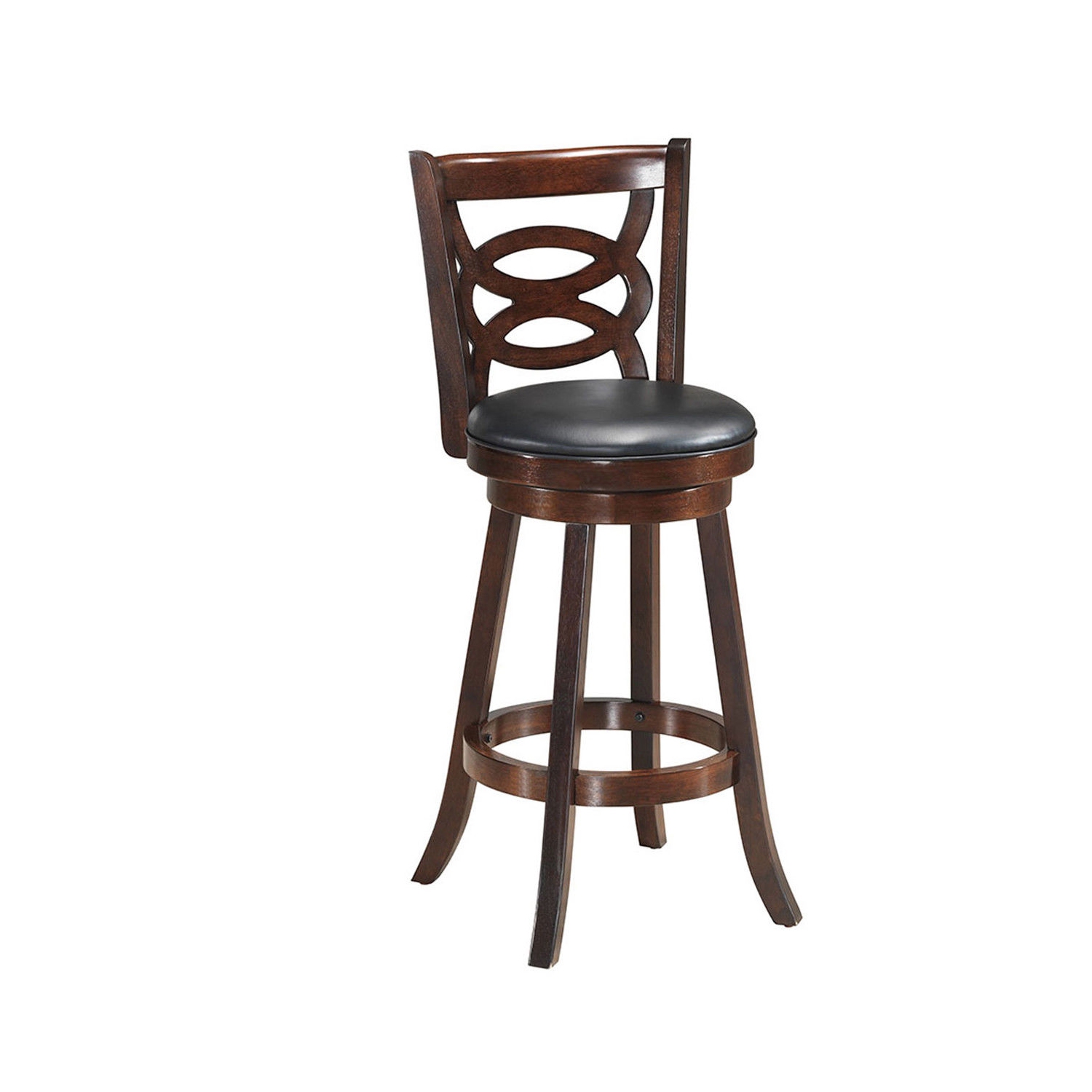 Costway Swivel Stool 29 Bar Height Upholstered Seat Dining Chair Costway Swivel Stool 29 Bar Height Upholstered Seat Dining Chair Home Kitchen Espresso Only