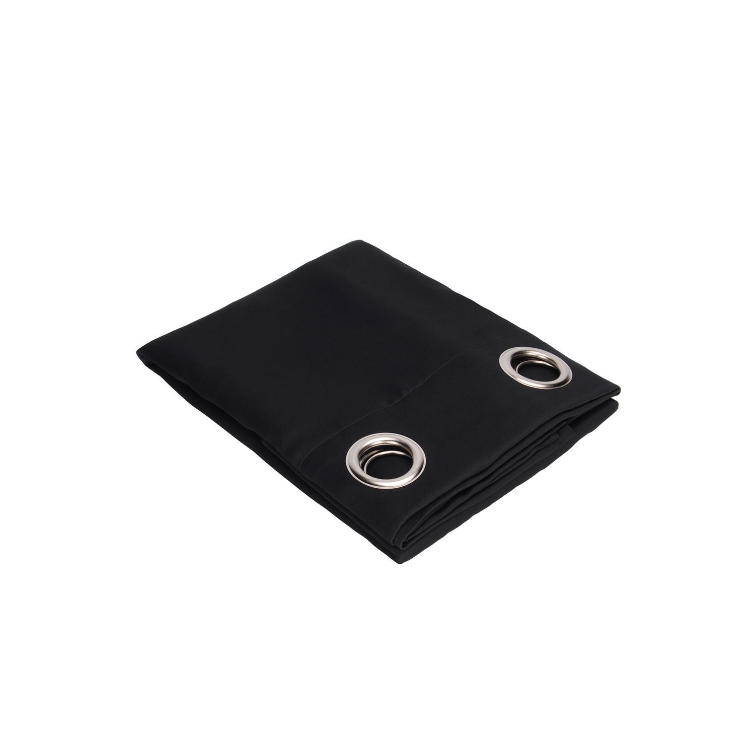 52x63inch Blackout Curtain Window Curtains for Bedroom or Living Room Darkening, Black, 1 Panel