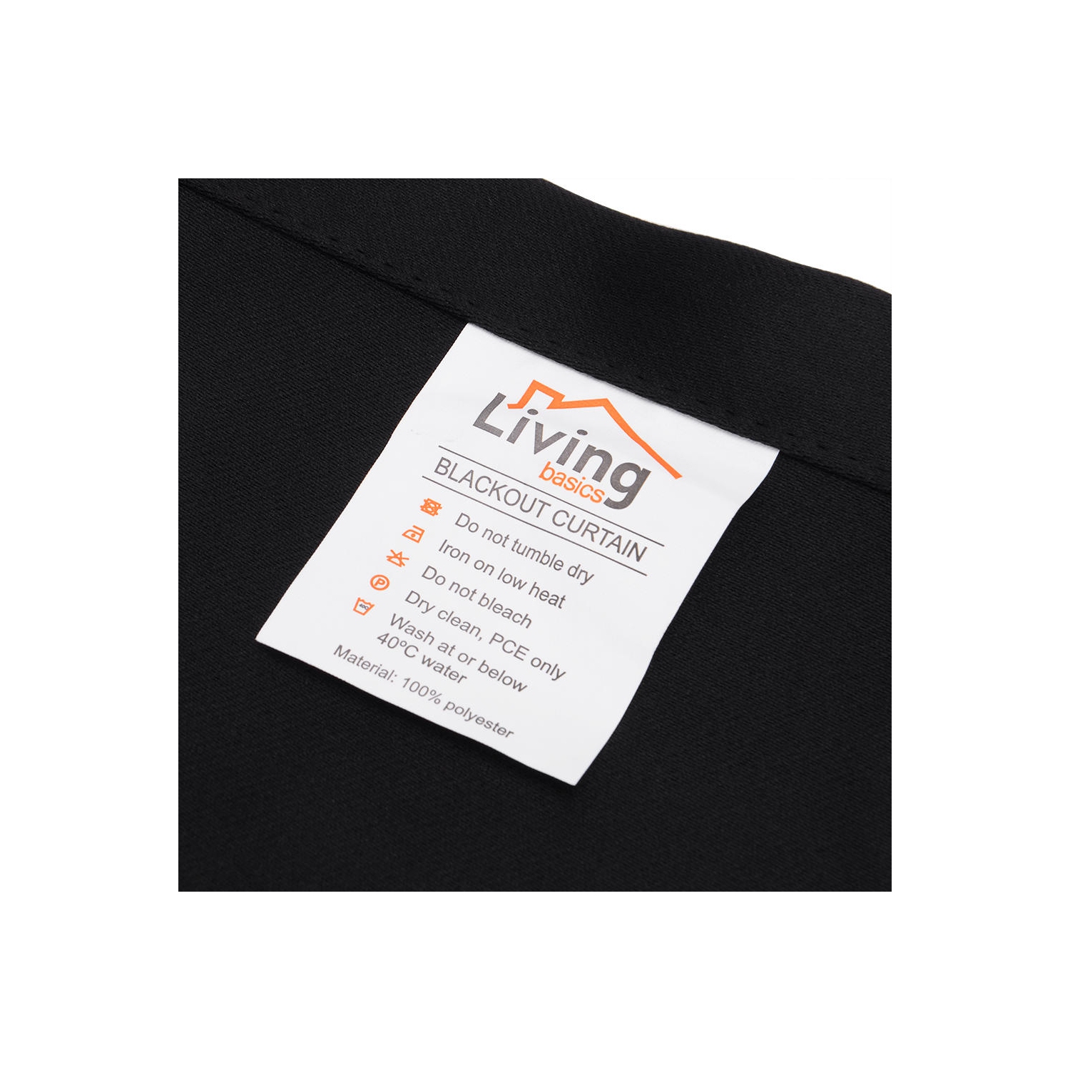 52x63inch Blackout Curtain Window Curtains for Bedroom or Living Room Darkening, Black, 1 Panel