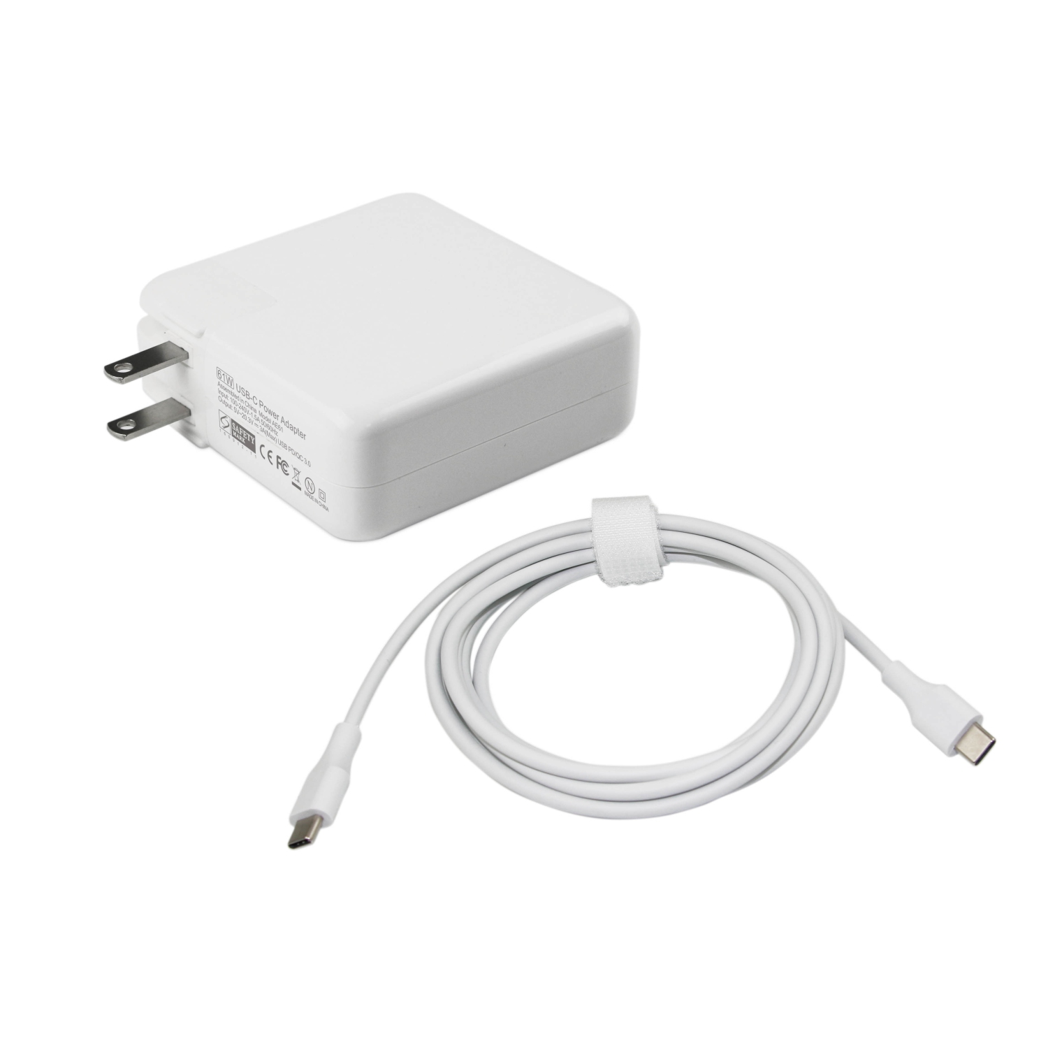 61W USB-C Charger Power Supply Wall Adapter, Compatible MacBook/Pro, Samsung, Nintendo Swith Other Devices USB-C Port