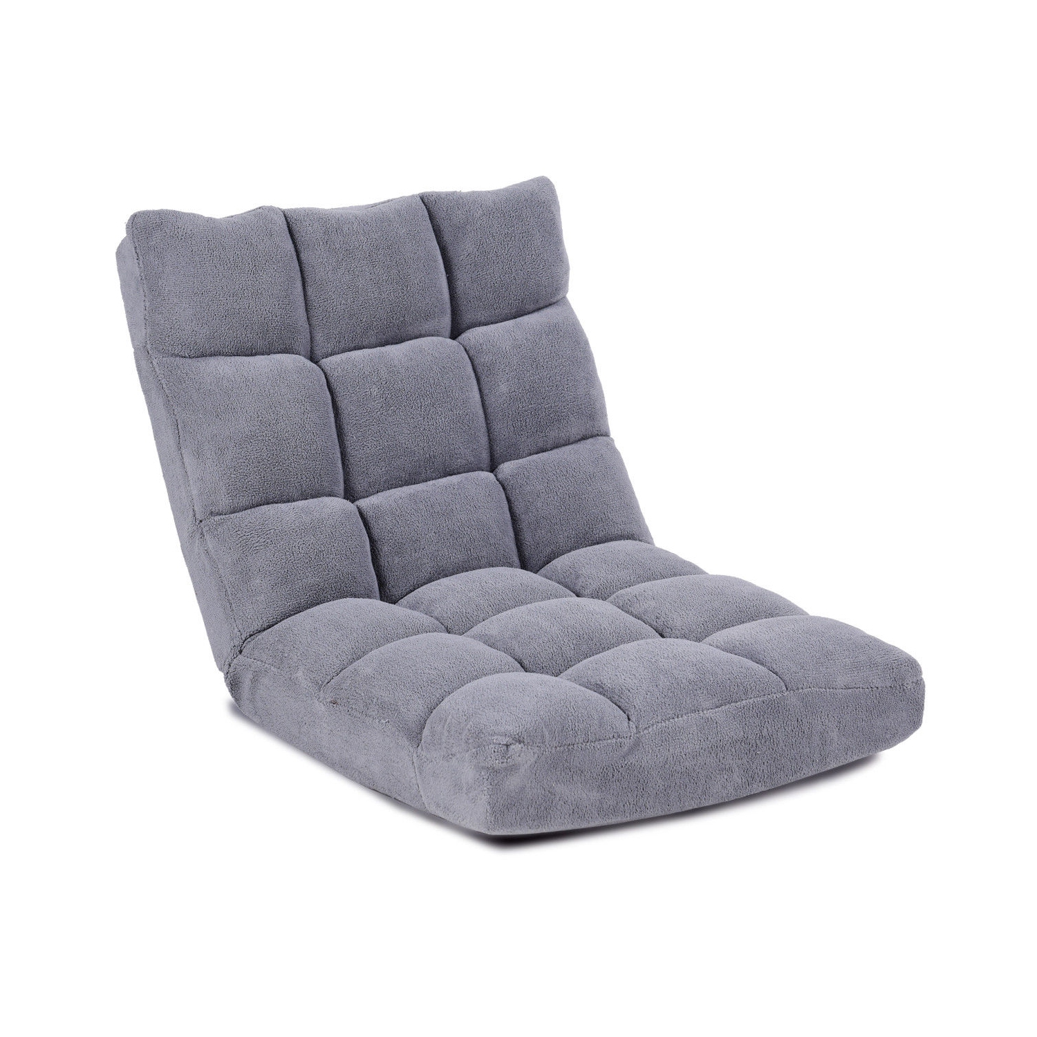 Chaise de Plancher Pliable, Tatami Canapé Fauteuil Pliant Paresseux-Lits, Chaise de Lit avec Réglable 14 Positions pour Maison, Bureau, 105X56X15CM