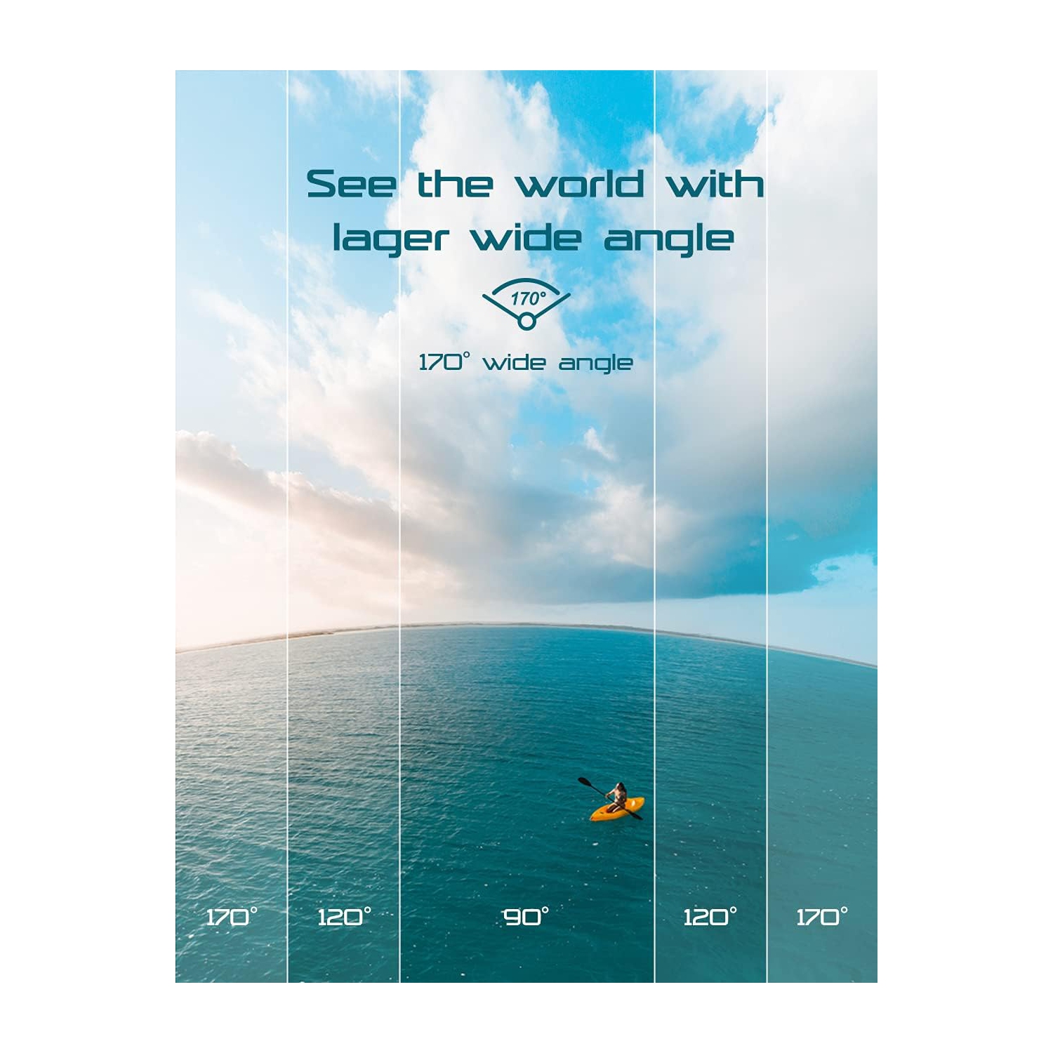 4K WiFi Action Camera with 64GB Memory Card Waterproof Underwater 40M Sport 2.0" LCD 170 ° Wide-Angle 2.4G Remote Control 2X1050mAh Batteries and