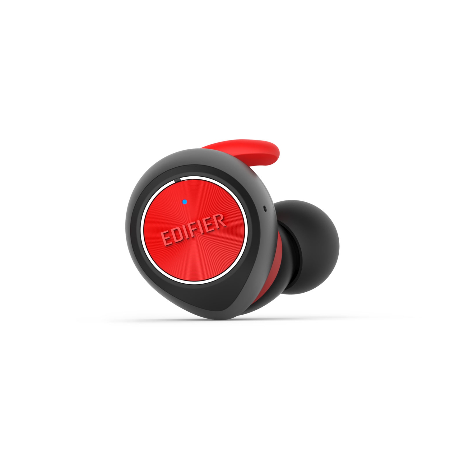 Edifier TWS3 Wireless Earbud Headphones - Charging Case, Bluetooth v4.2, IPX4 Splash & Sweatproof - Red