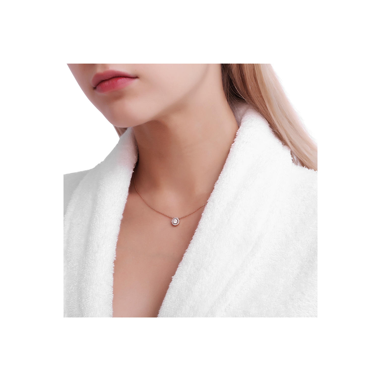 Full-Length Women Bathrobe, 100% Terry Cotton Sleepwear Soft Plush Long Robe Spa Kimono Robe, White, X-Large