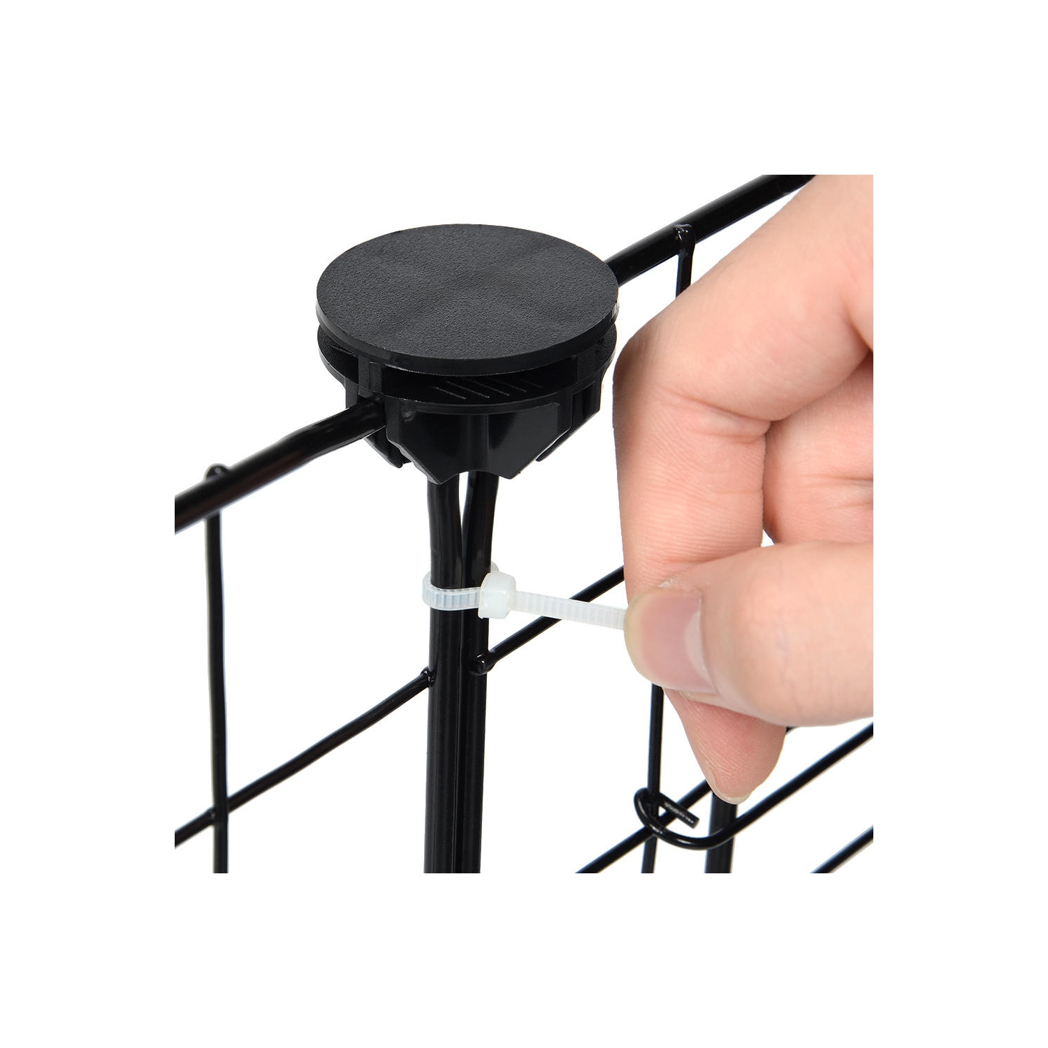 14 Panels Pet Gates Dog Playpen, Small Animal Cage Indoor Portable Metal Wire Yard Fence Doors for Small Animals -(Size of each panel： 14" x 14")