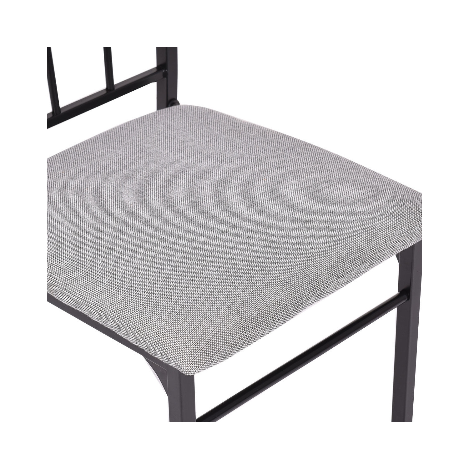 Costway 5 Piece Dining Set Faux Marble Top Table and 4 Padded Seat Chairs w/ Metal Legs