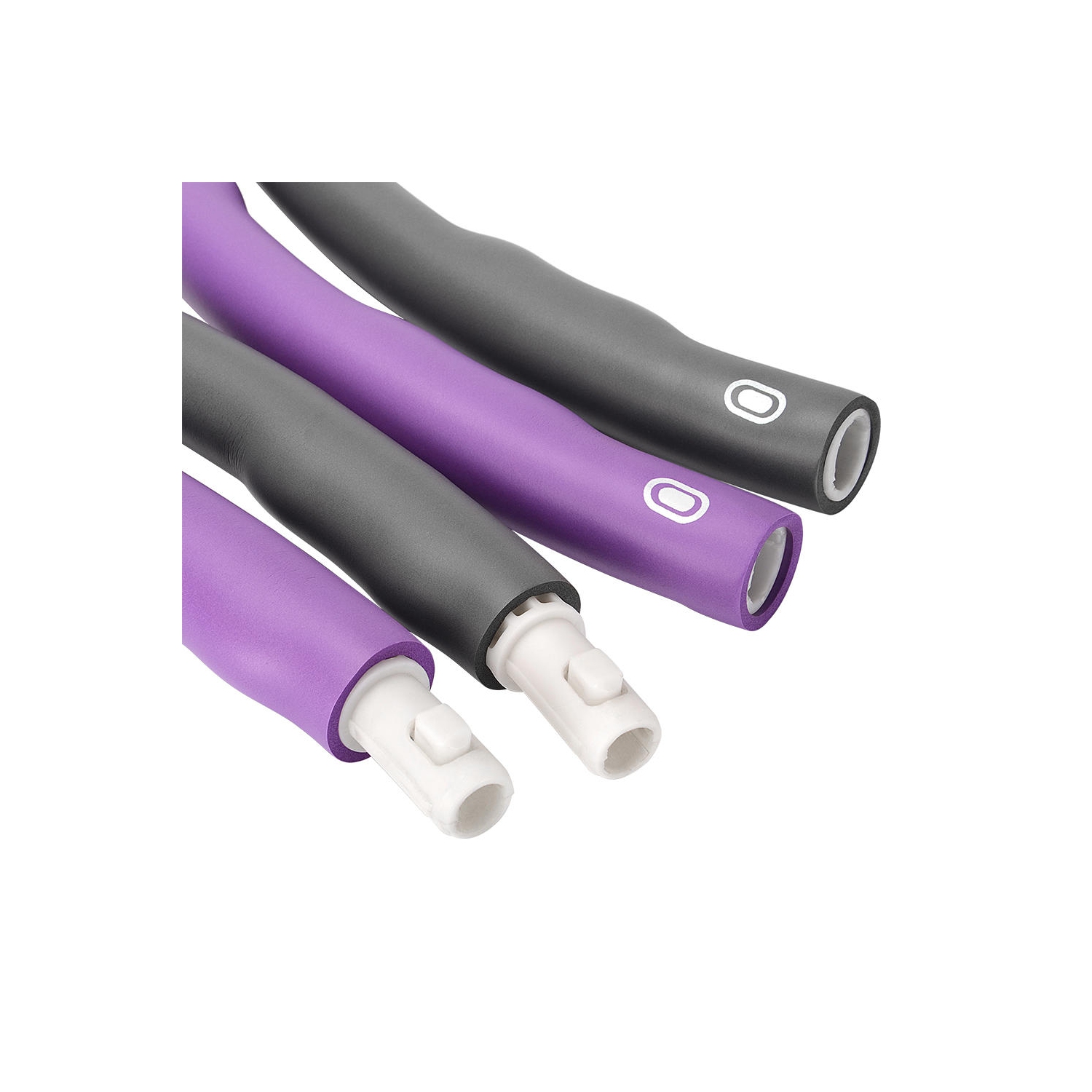 PHAT Fitness – Hula Hoop 2,6 lb de SKT, modèle amovible à 6 sections, appareil lesté pour l'exercice